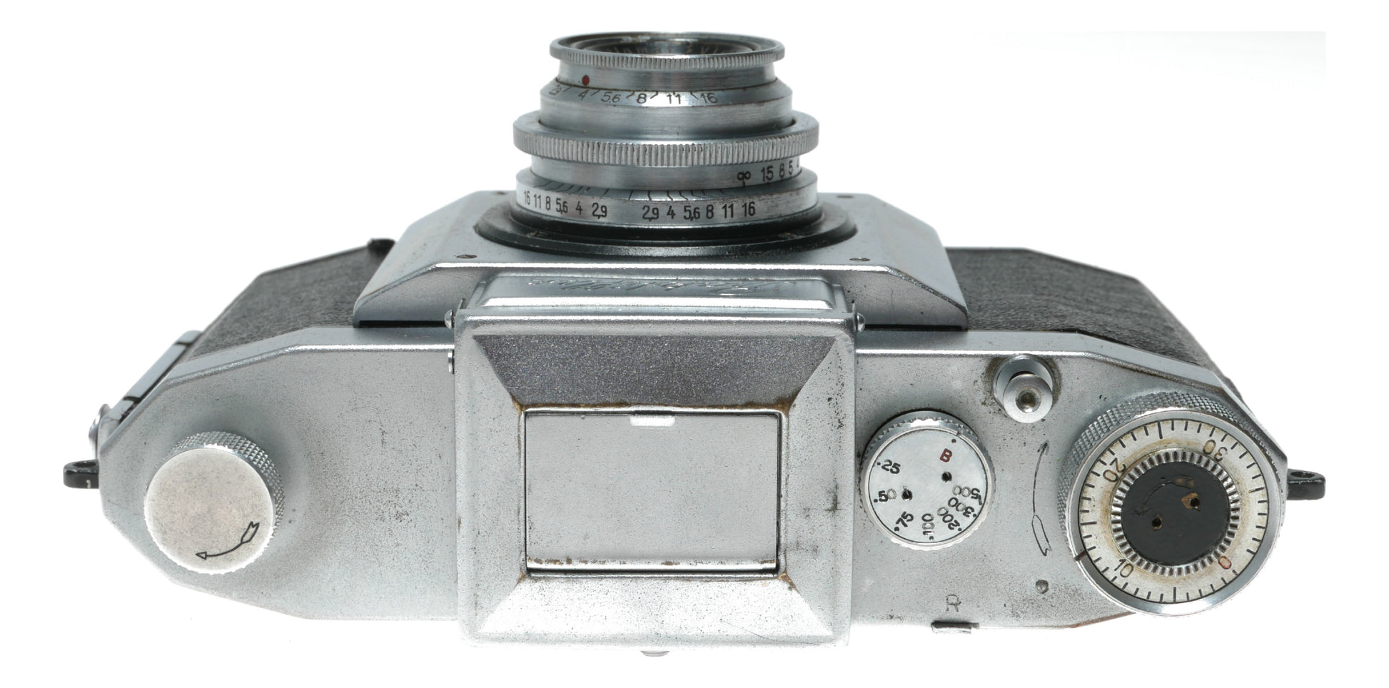 Praktiflex SLR camera Anastigmat Victa 1:2.9 f=5cm lens rare version