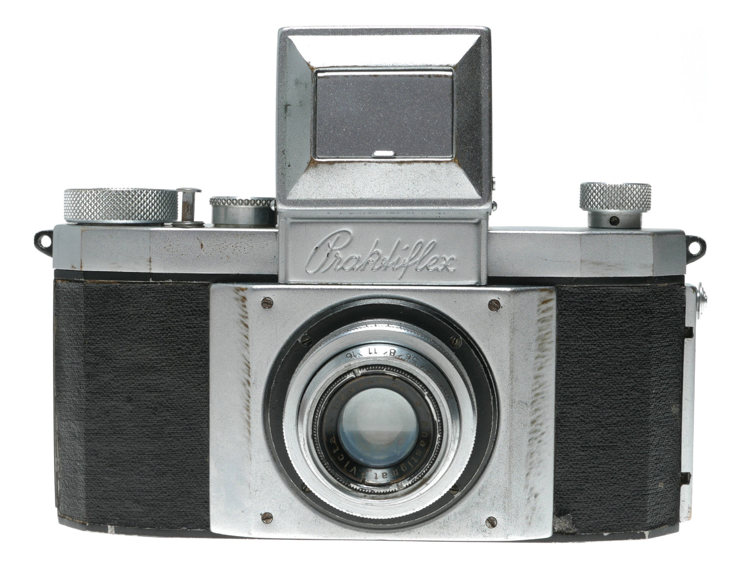 Praktiflex SLR camera Anastigmat Victa 1:2.9 f=5cm lens rare version