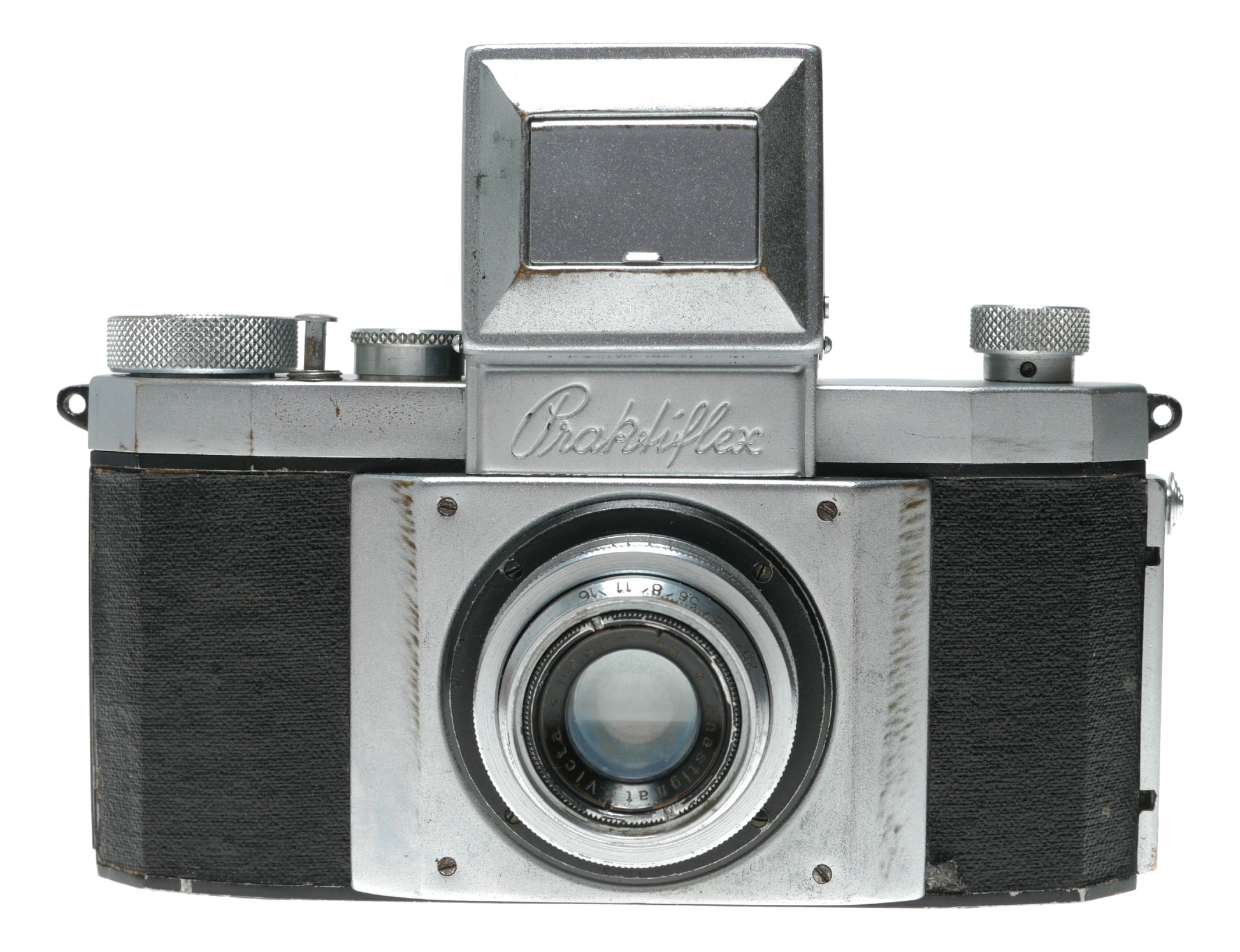 Praktiflex SLR camera Anastigmat Victa 1:2.9 f=5cm lens rare version