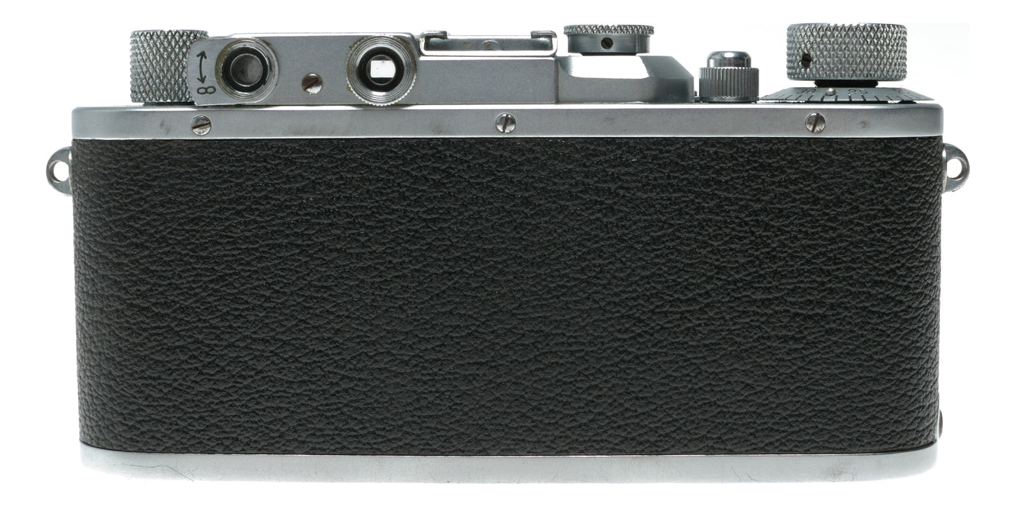 Leica III rangefinder camera Summar f=5cm 1:2 lens cap case vintage