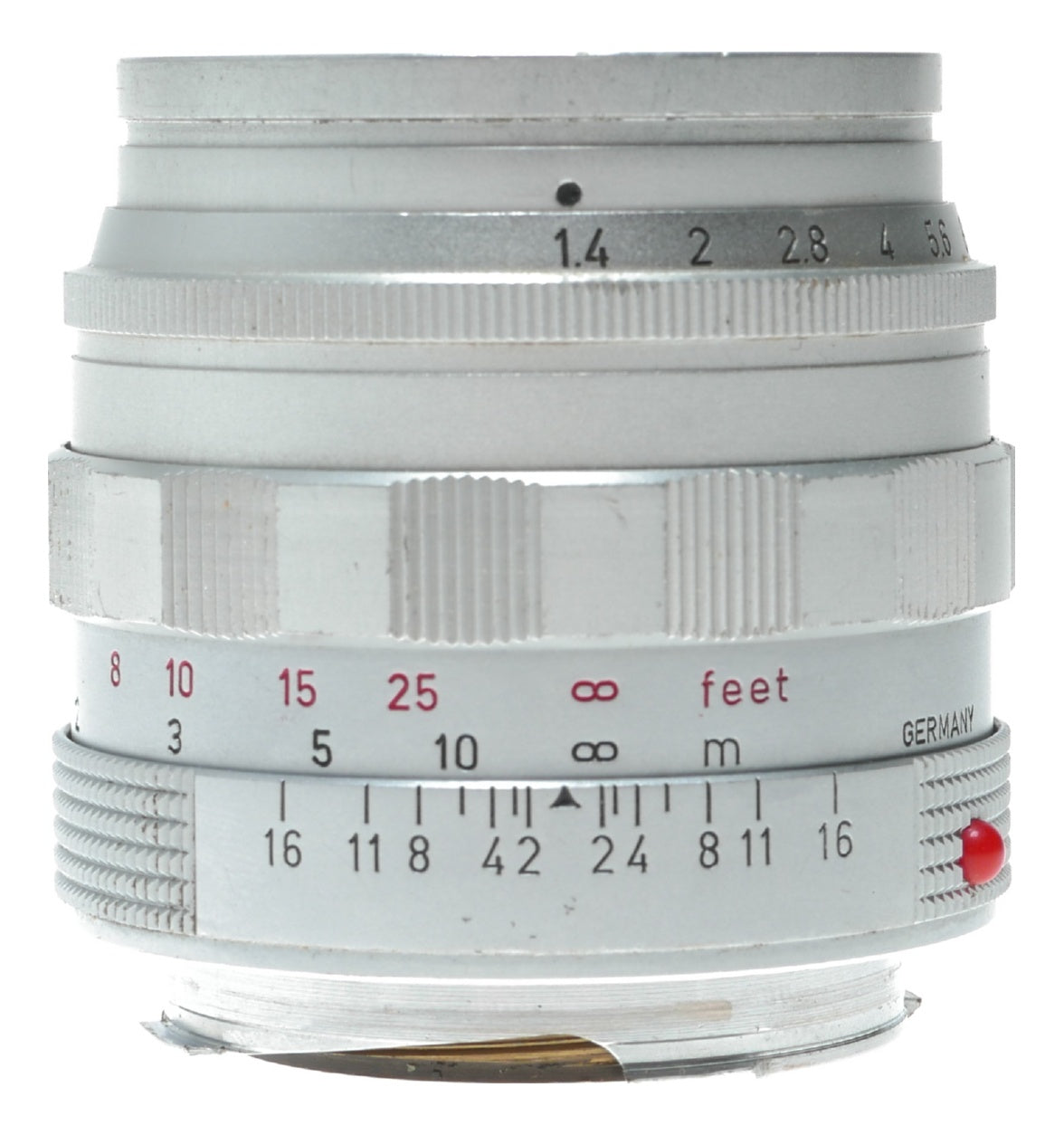 LEICA Summilux 1.4/50mm chrome silver satin M mount coated vintage lens f=50mm