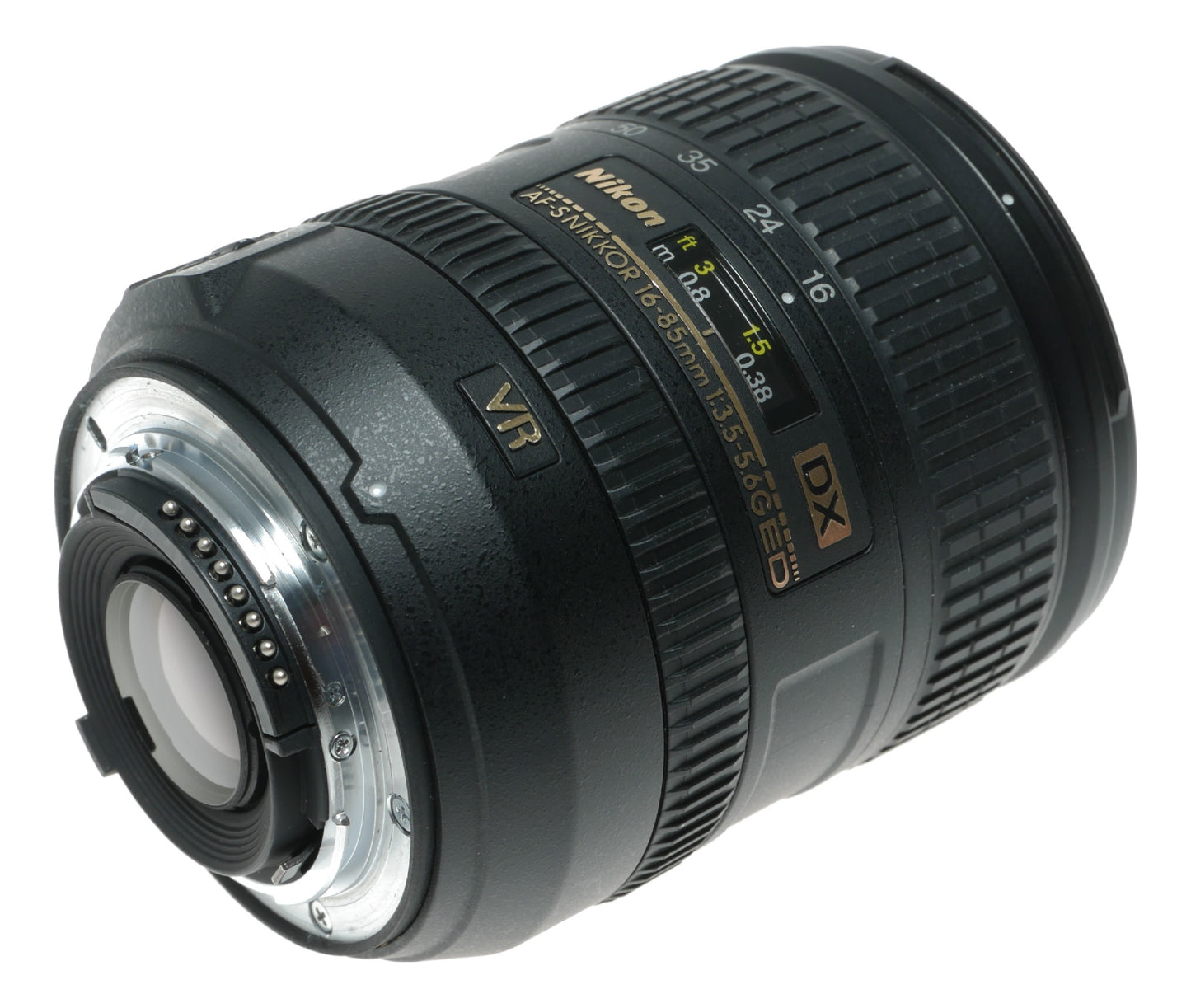 Nikon AF-S DX NIKKOR 16-85mm f/3.5-5.6G ED VR Lens boxed used