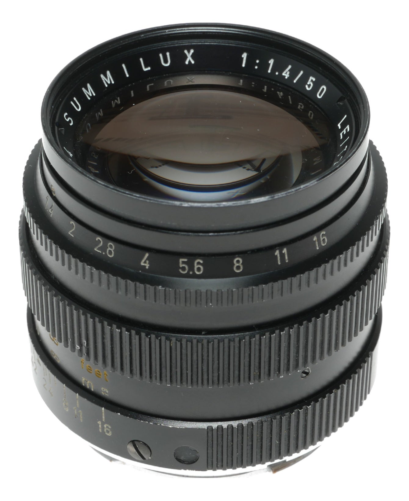 Leica Summilux 1:1.4/50mm 11114 Black lens f=50mm 12586 boxed