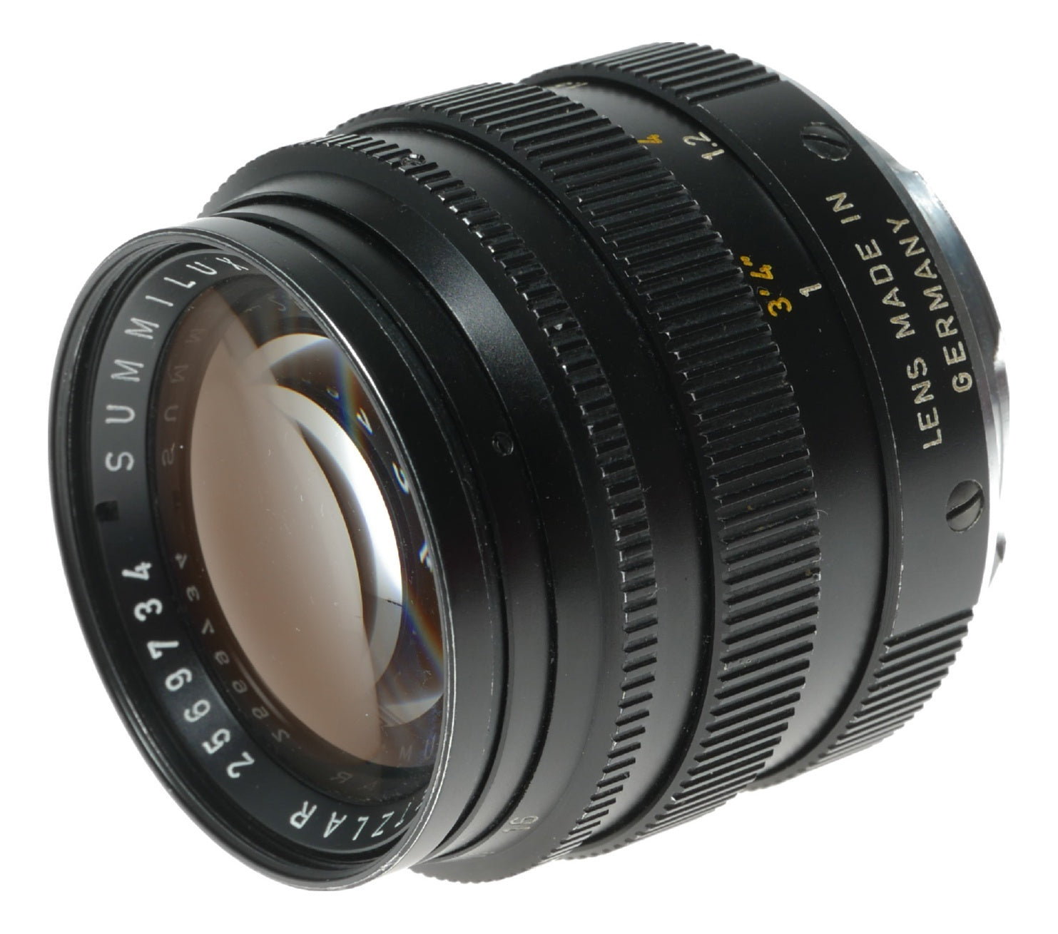Leica Summilux 1:1.4/50mm 11114 Black lens f=50mm 12586 boxed