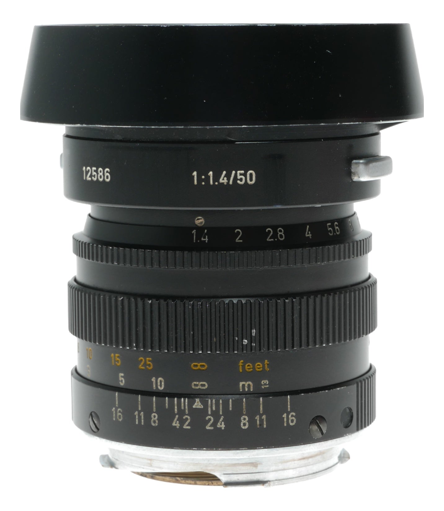 Leica Summilux 1:1.4/50mm 11114 Black lens f=50mm 12586 boxed