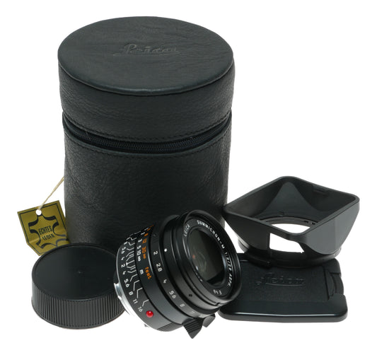 Leica Summicron-M 1:2/28mm Asph. E46 lens hood caps pouch 11604