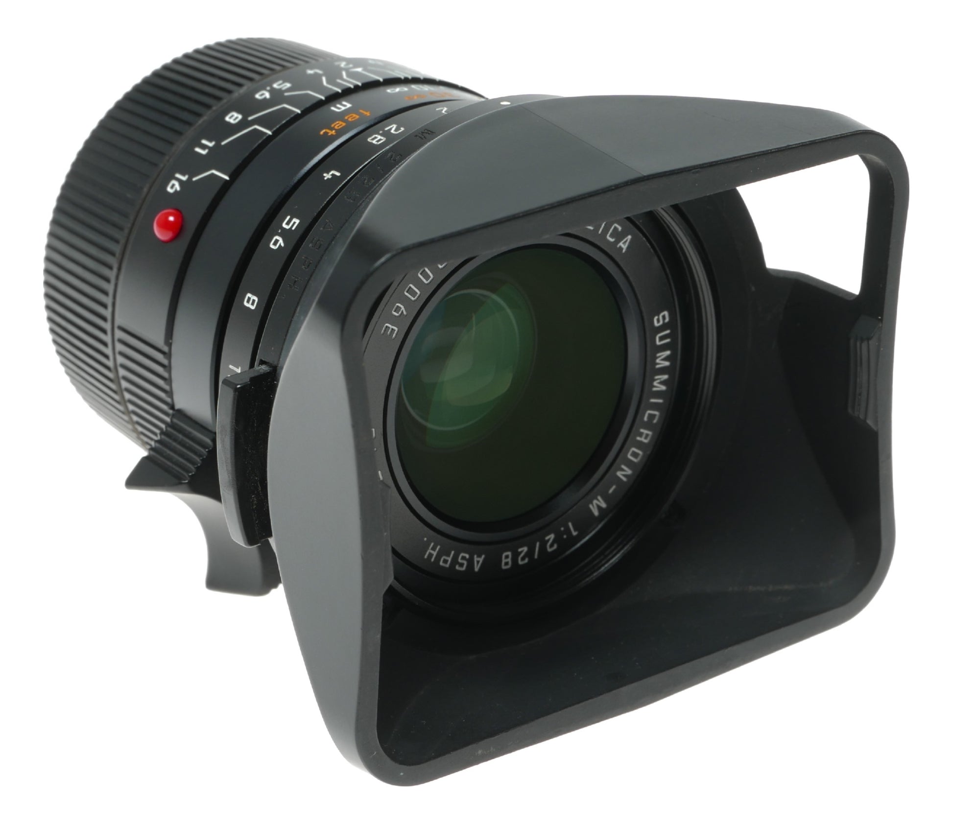 Leica Summicron-M 1:2/28mm Asph. E46 lens hood caps pouch 11604