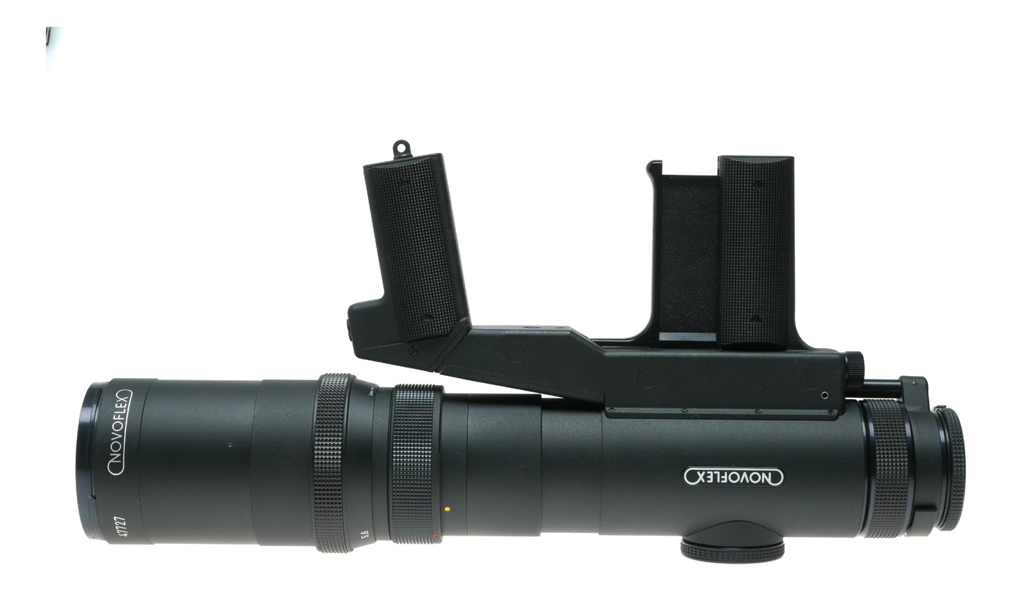 Novoflex 400mm, 600mm pistol focus trigger grip tele lens lots Xtras