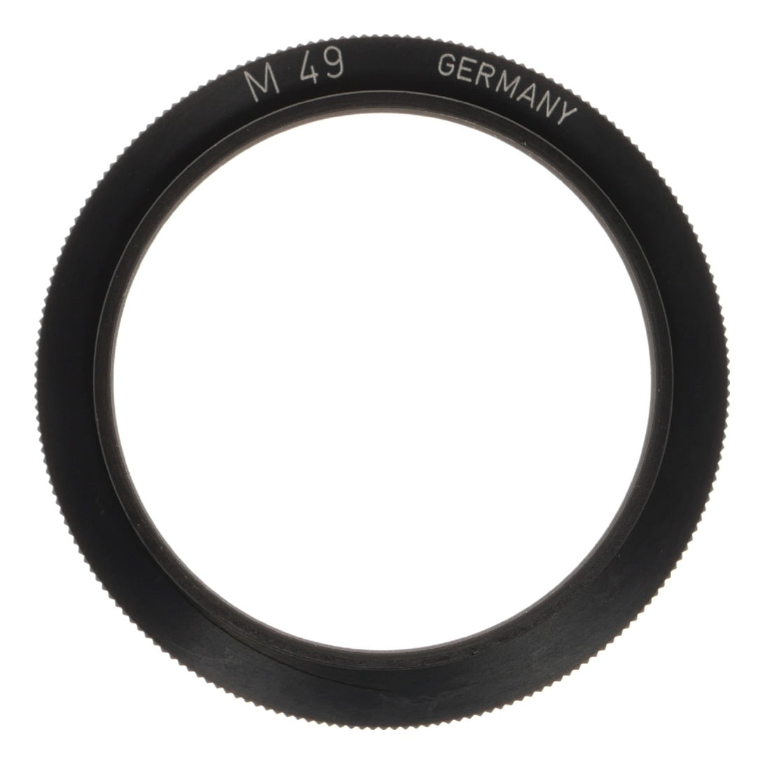 M49 x 0.75 Germany Lens Filter Adapter Ring Black