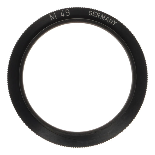 M49 x 0.75 Germany Lens Filter Adapter Ring Black