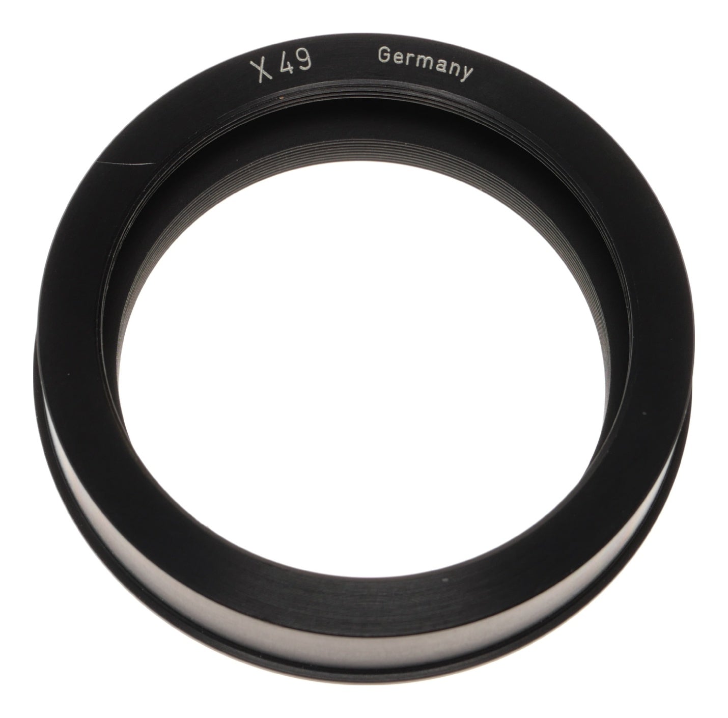 49mm X49 Filter Adapter Ring Germany Black Metal