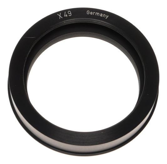 49mm X49 Filter Adapter Ring Germany Black Metal