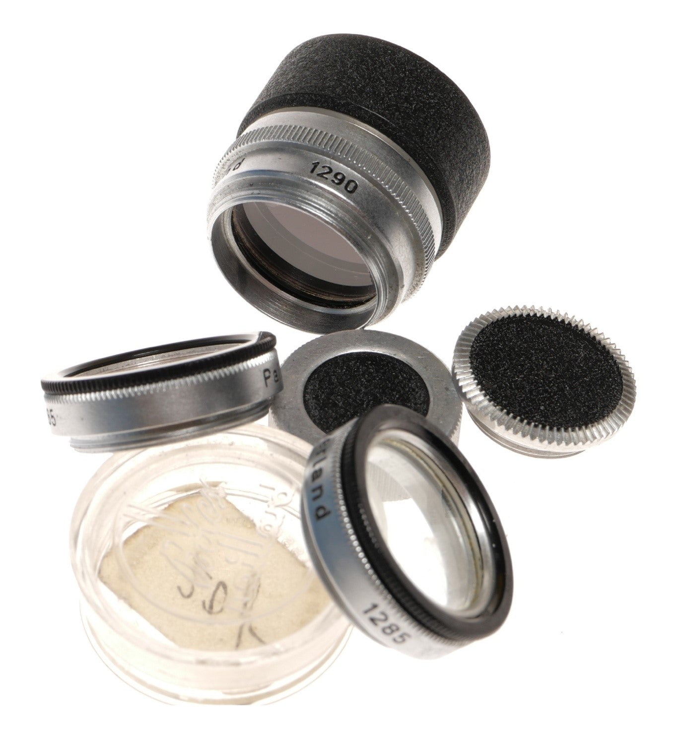 Kern-Paillard Bolex 16mm Cine Lens Set 1290 1285 Case - View 3