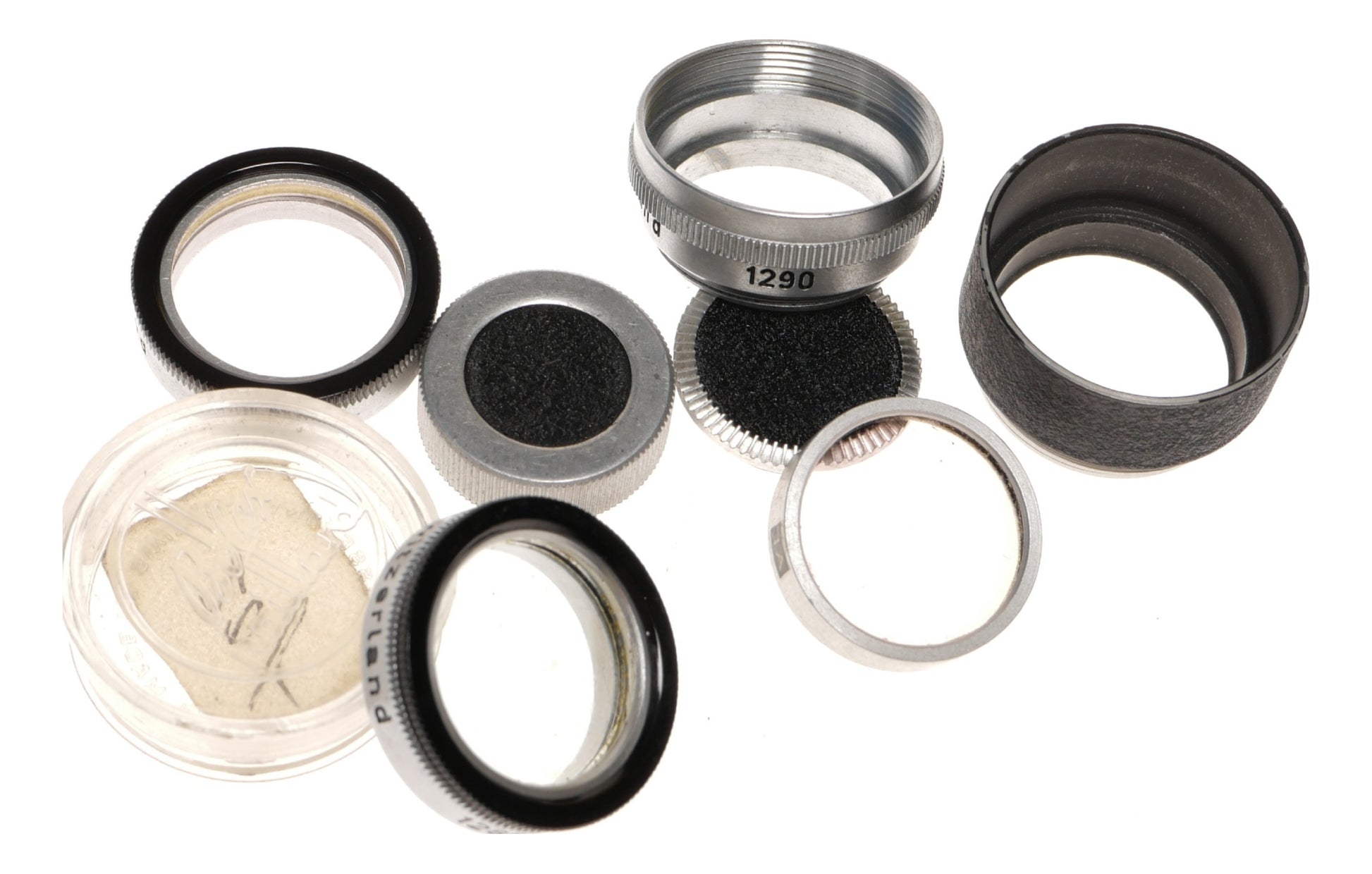 Kern-Paillard Bolex 16mm Cine Lens Set 1290 1285 Case - View 4