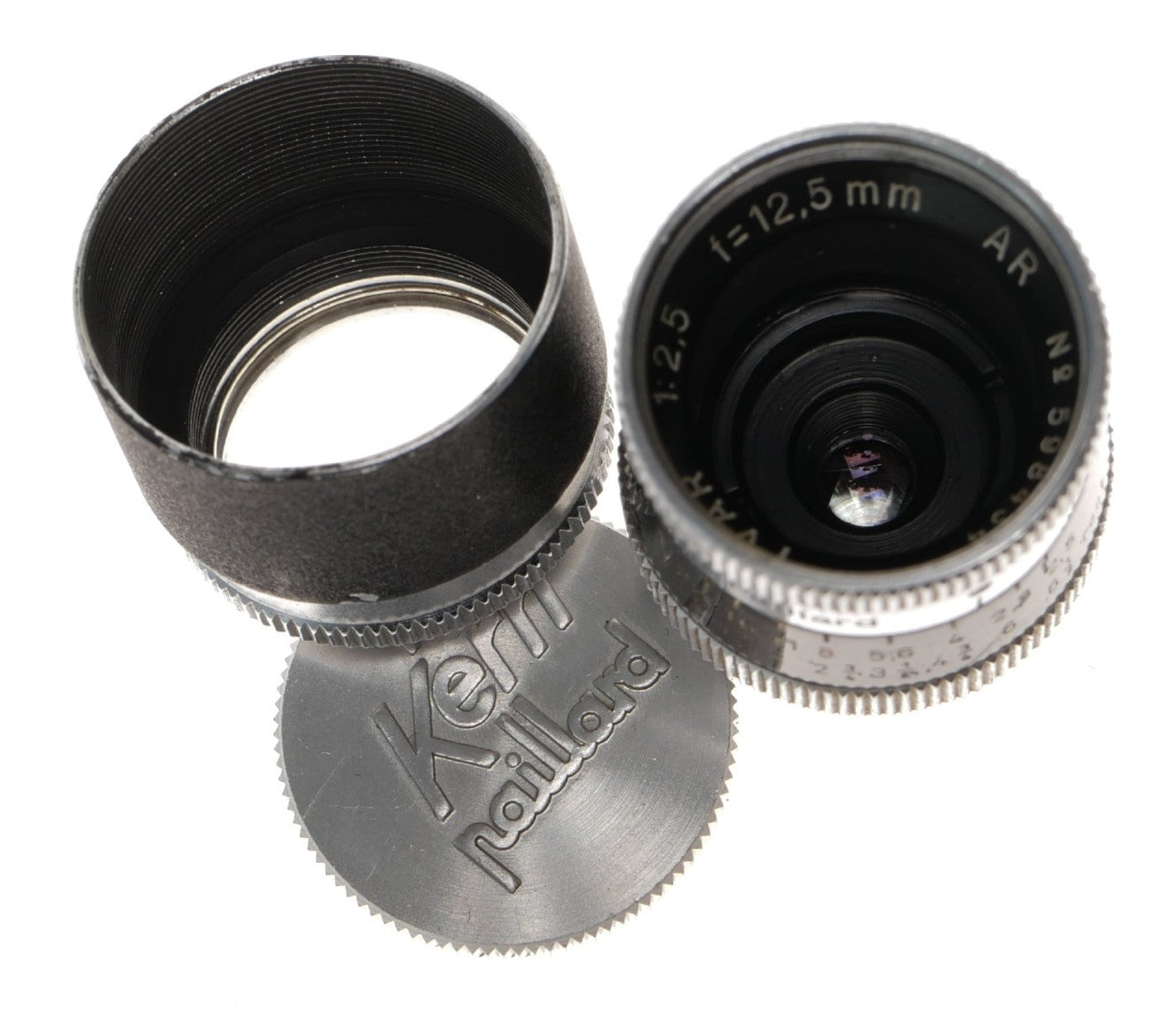 Kern Paillard 12.5mm f/2.5 AR Cine Lens with Case - View 2