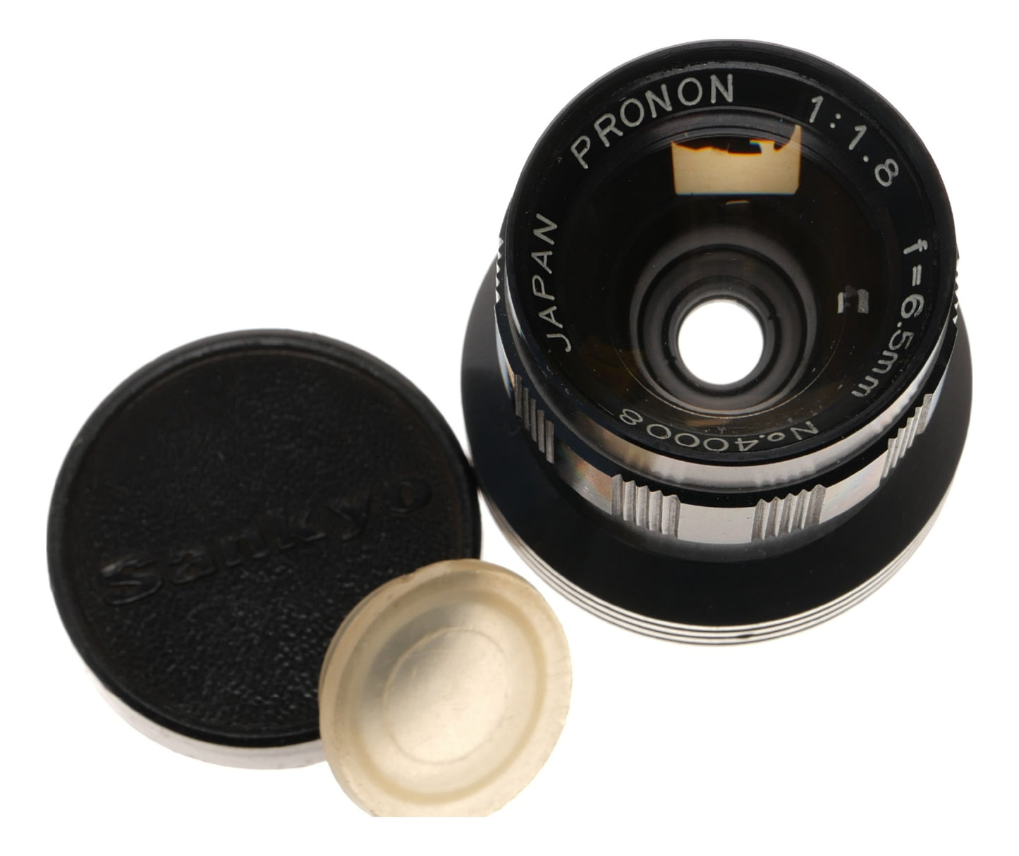 Sankyo Pronon 6.5mm f/1.8 Cine Camera Lens Japan No.40008