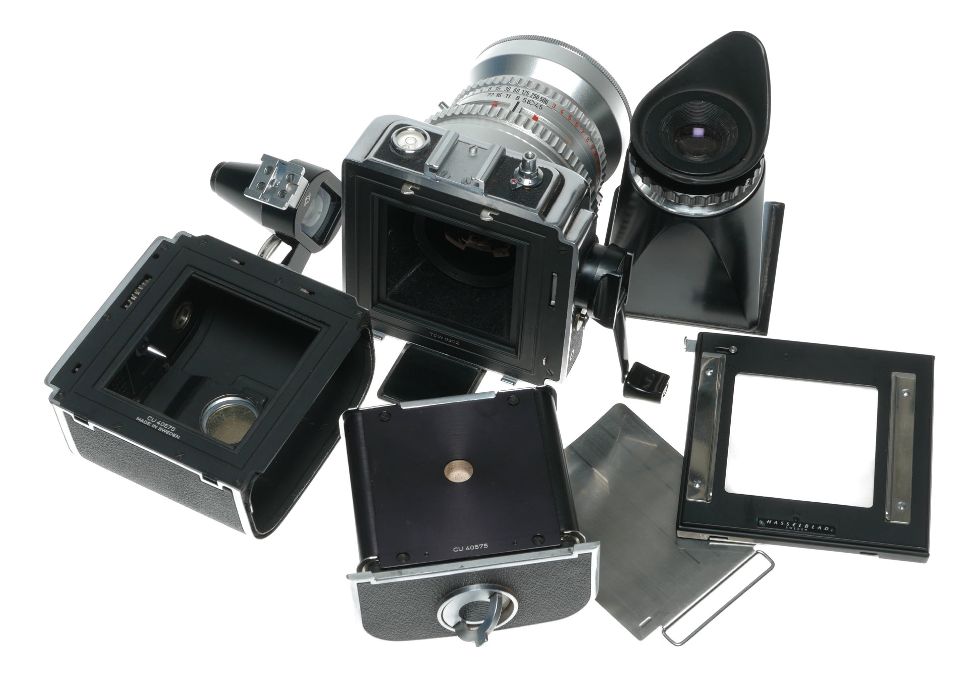 Hasselblad Super Wide C Zeiss Biogon 1:4.5 f=38 mm SWC camera set