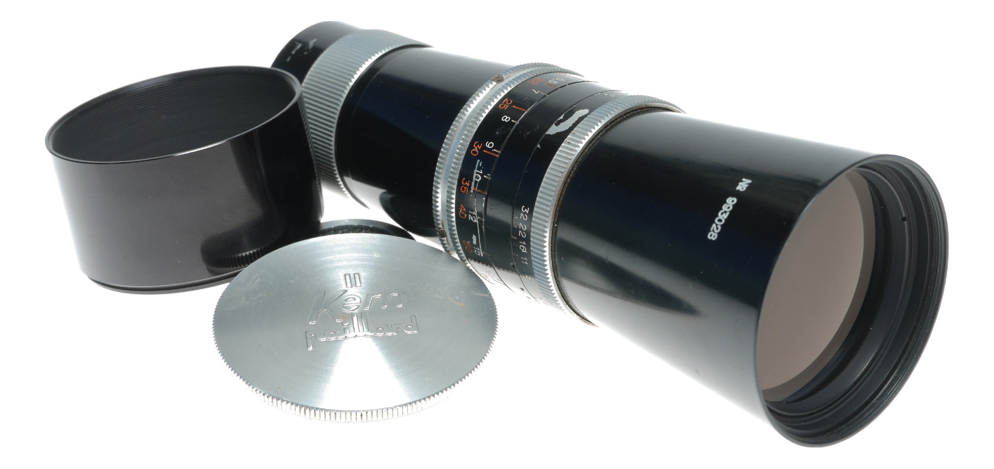 Macro-Yvar 3.3 f/150 mm Bolex Cine Bolex Lens caps manual case hood set