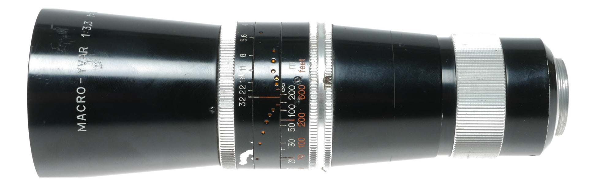 Macro-Yvar 3.3 f/150 mm Bolex Cine Bolex Lens caps manual case hood set