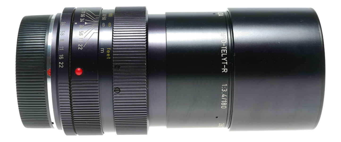 Leica Apo-Telyt-R 1:3.4/180mm SLR camera lens Canada caps 11242