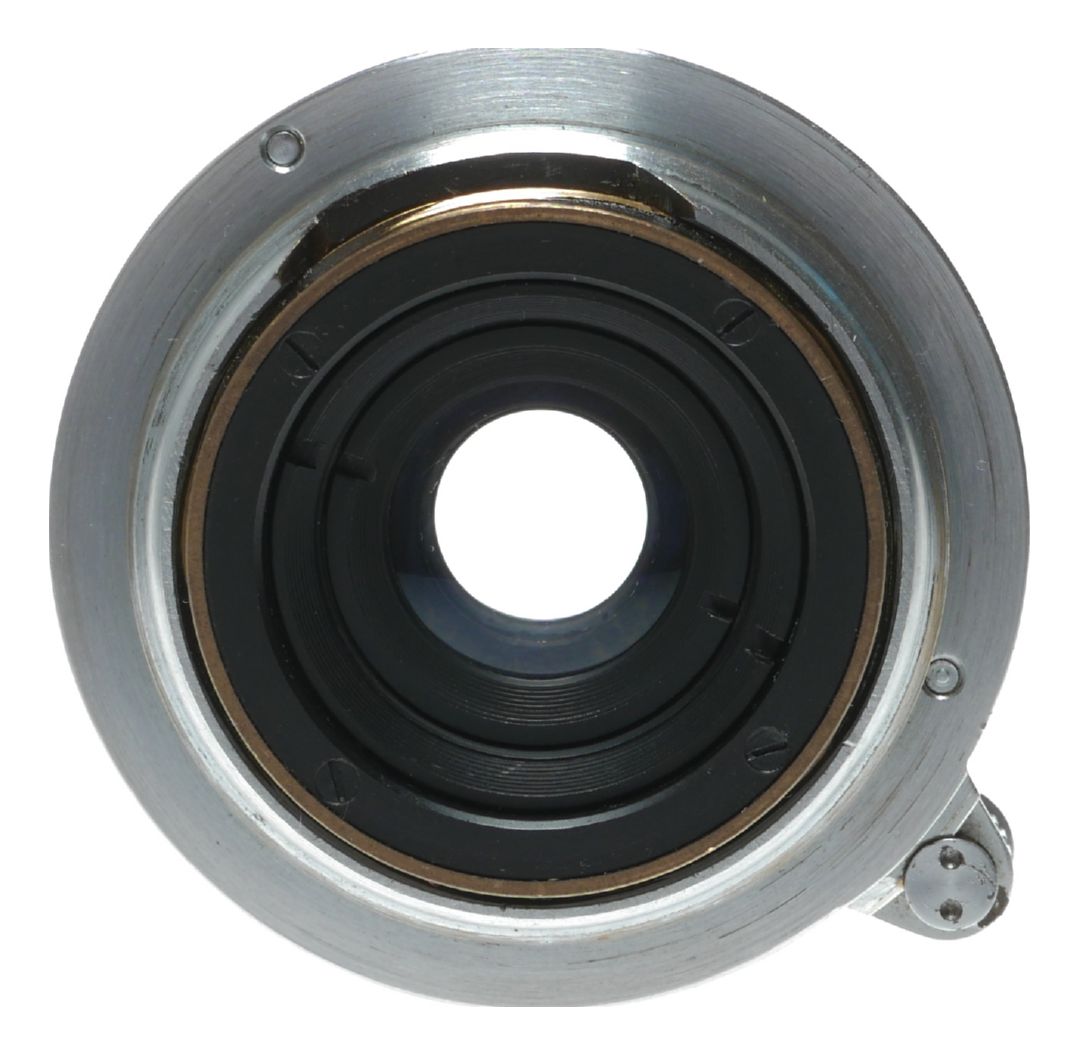 Ernst Leitz Wetzlar Summaron 1:3.5 f=3.5cm lens M39 to Leica M adapter hood caps