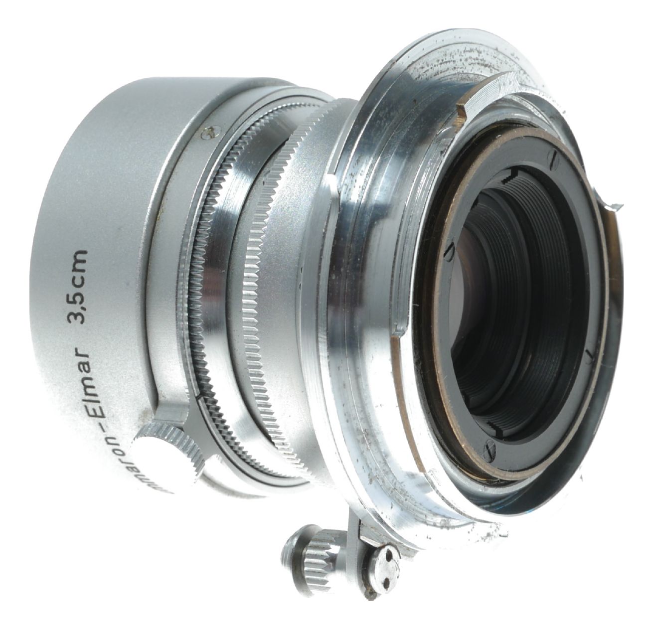 Ernst Leitz Wetzlar Summaron 1:3.5 f=3.5cm lens M39 to Leica M adapter hood caps