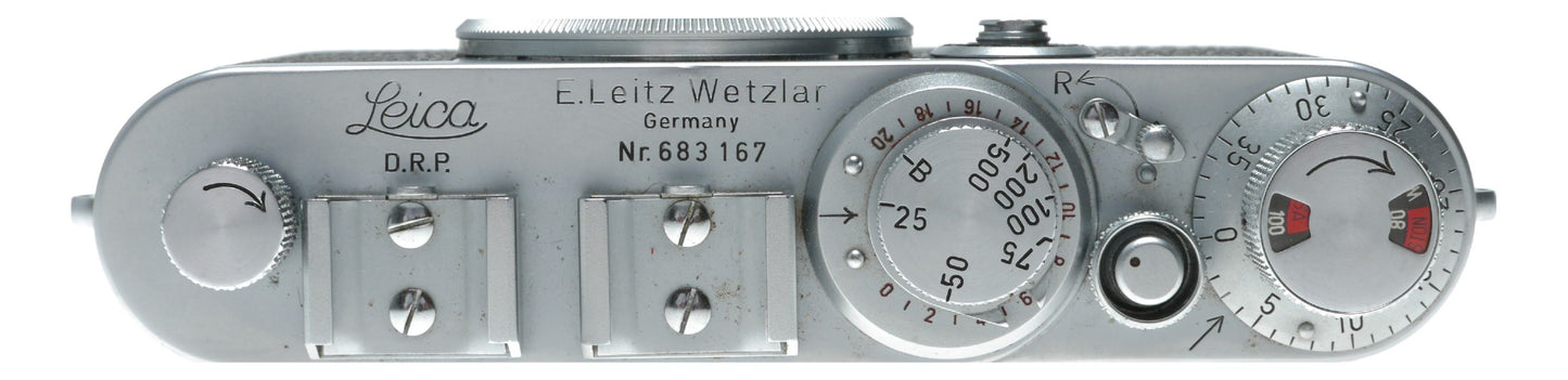 Leica If 35mm film camera for special use scientific wide-angle tele photography
