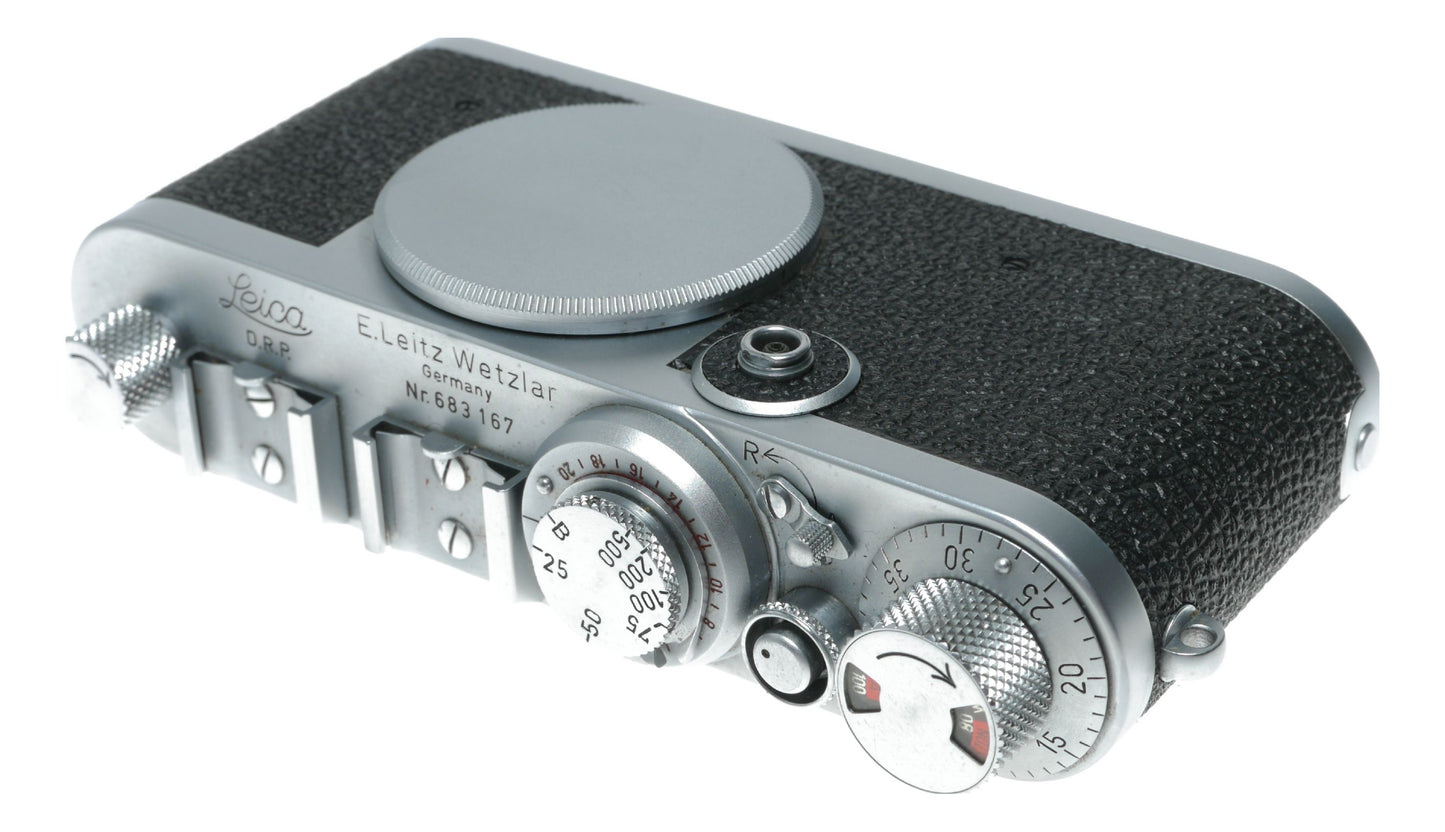 Leica If 35mm film camera for special use scientific wide-angle tele photography