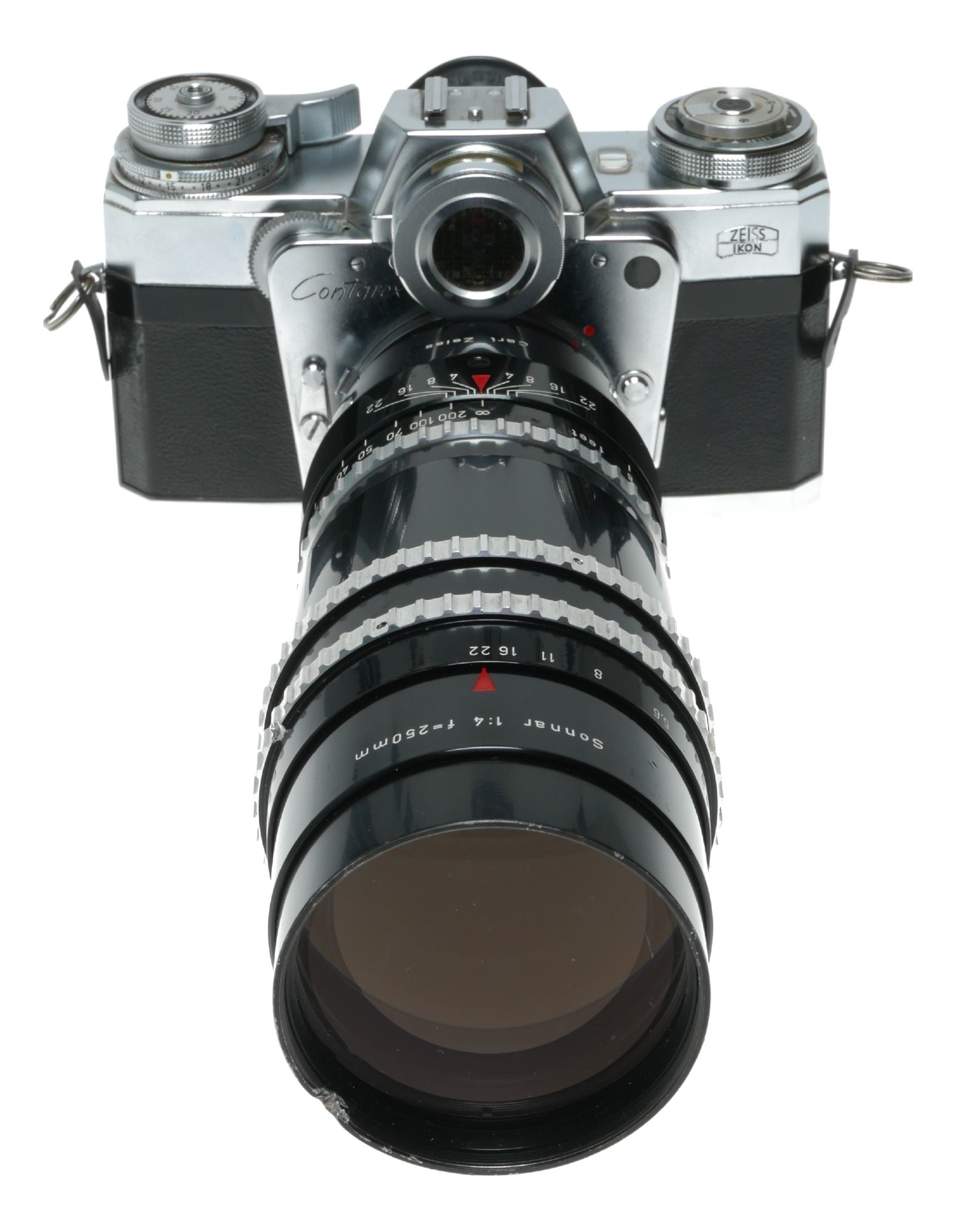 Zeiss Ikon Contarex Bullseye SLR film camera Distagon Sonnar Planar
