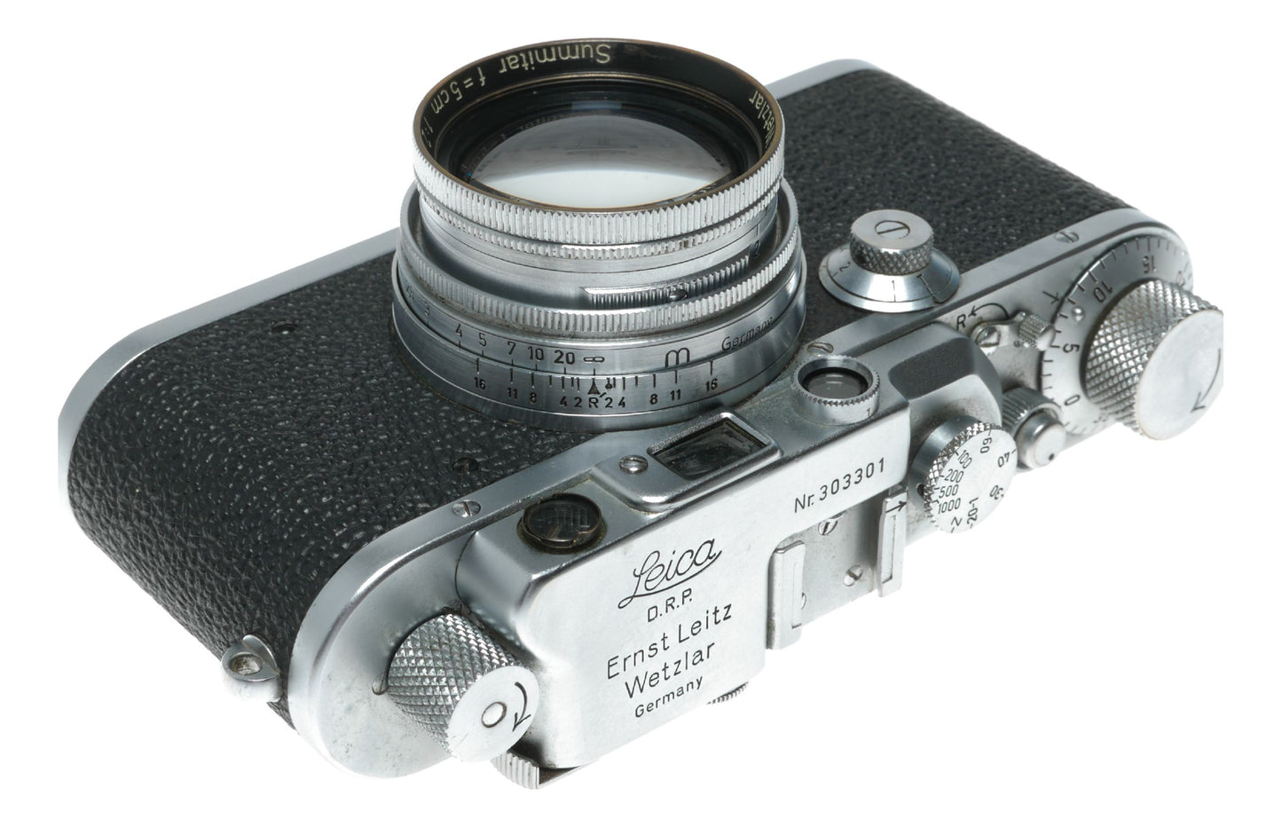 Leica IIIa first serial number 303301 RF camera Summitar 1:2 f=5cm