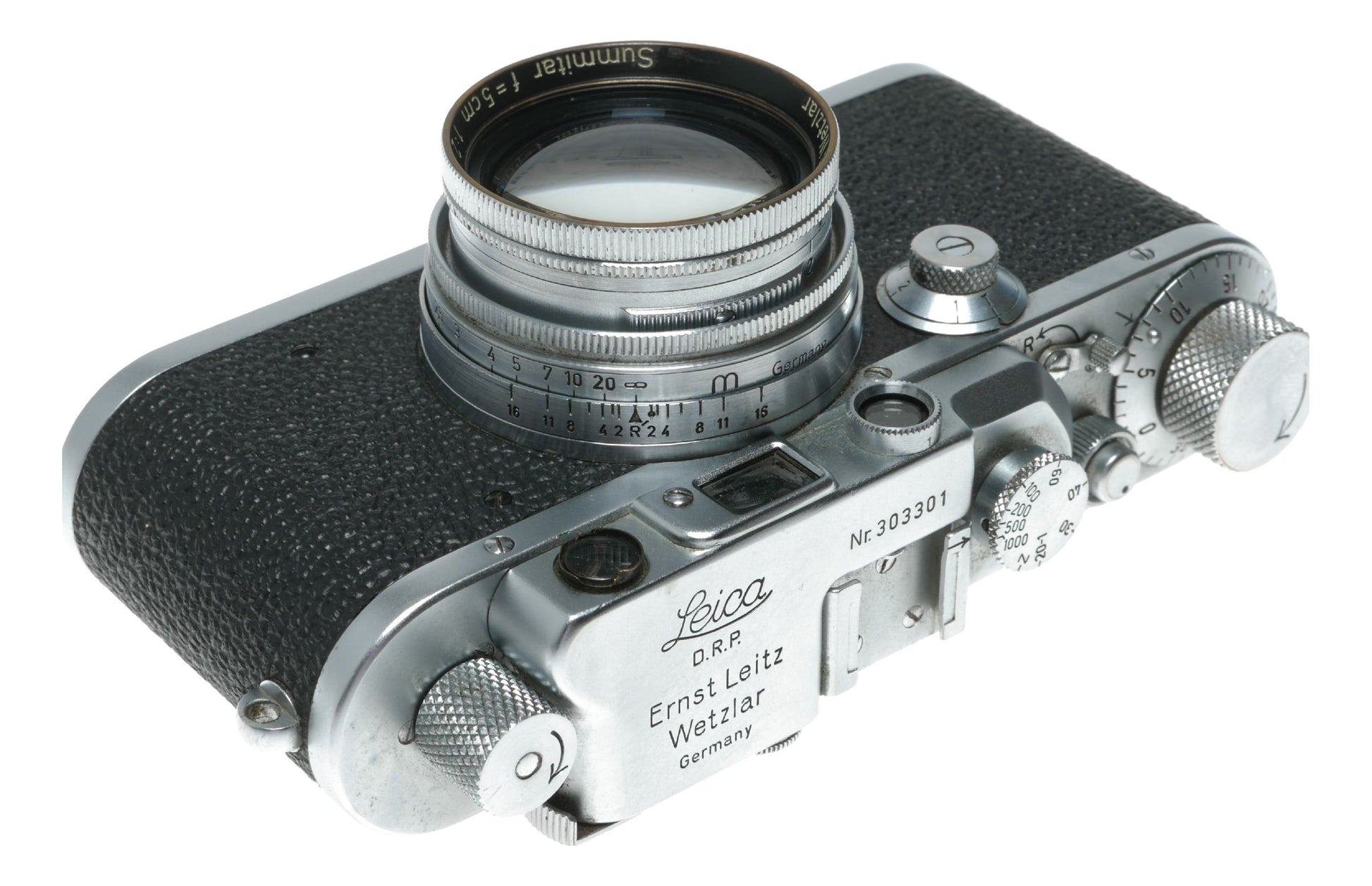 Leica IIIa first serial number 303301 RF camera Summitar 1:2 f=5cm