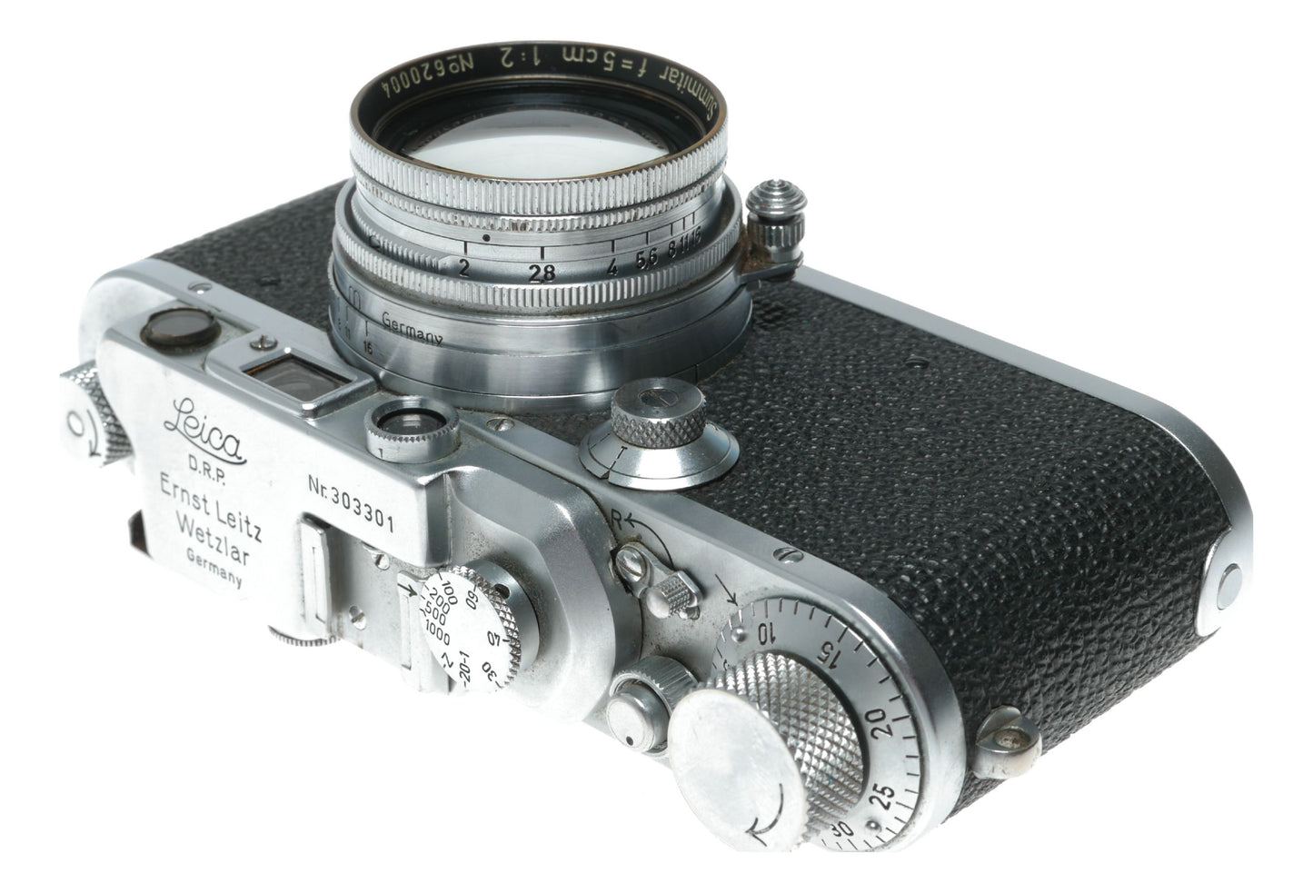 Leica IIIa first serial number 303301 RF camera Summitar 1:2 f=5cm