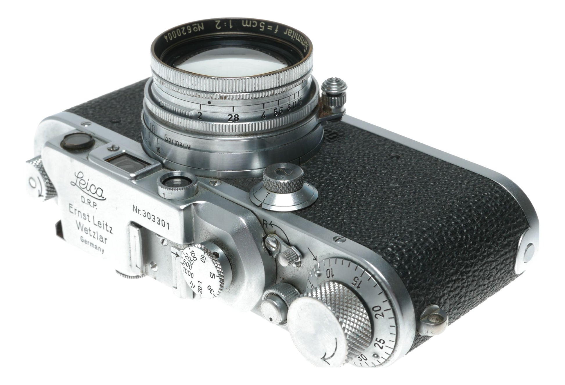 Leica IIIa first serial number 303301 RF camera Summitar 1:2 f=5cm