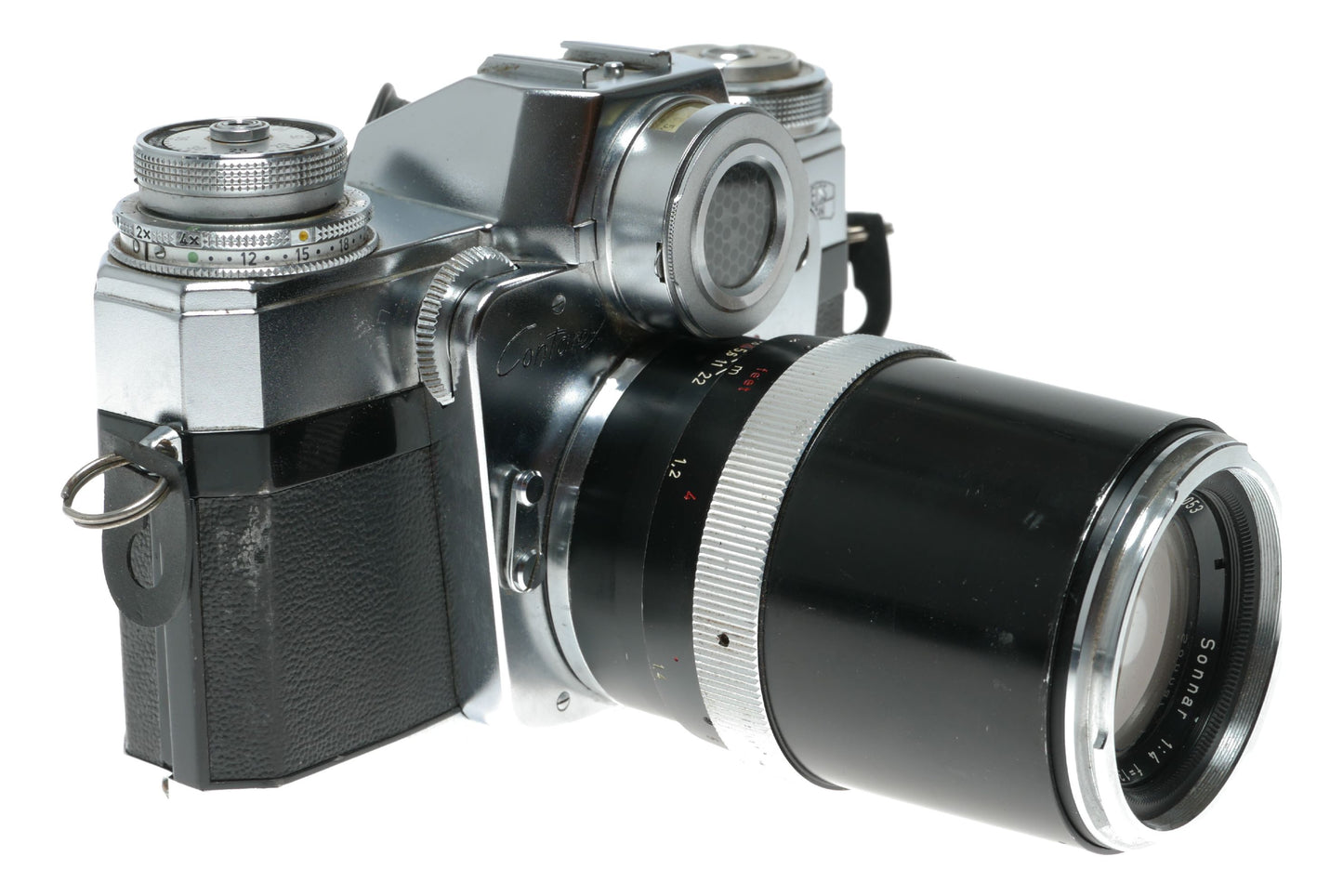 Zeiss Ikon Contarex Bullseye SLR film camera Distagon Sonnar Planar