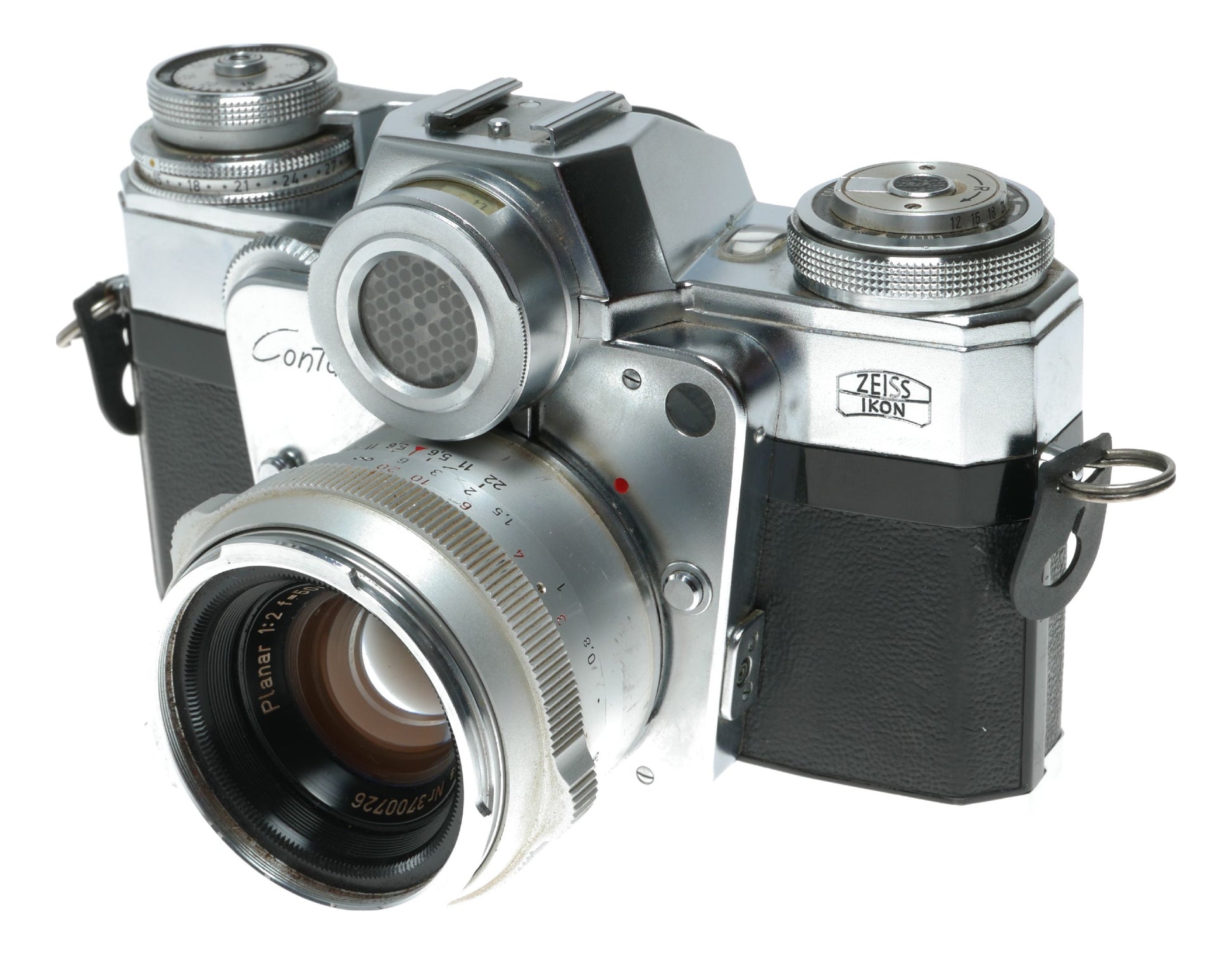 Zeiss Ikon Contarex Bullseye SLR film camera Distagon Sonnar Planar