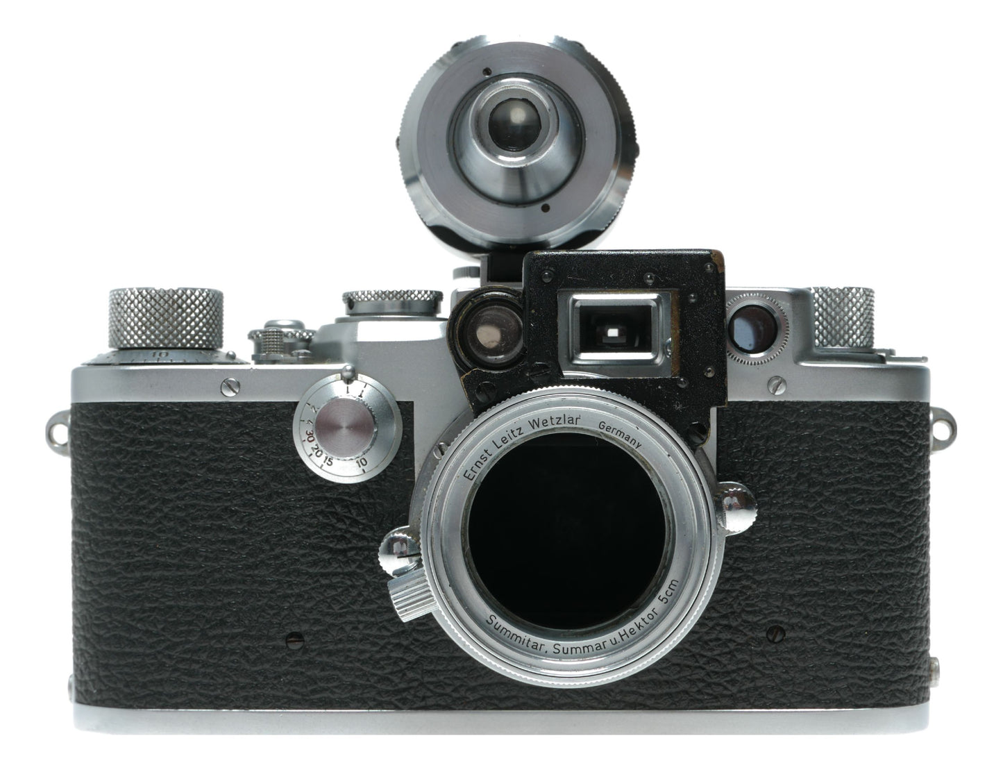 Leica IIIf 35mm RF camera body VIOOH Leitz Universal viewfinder close focus