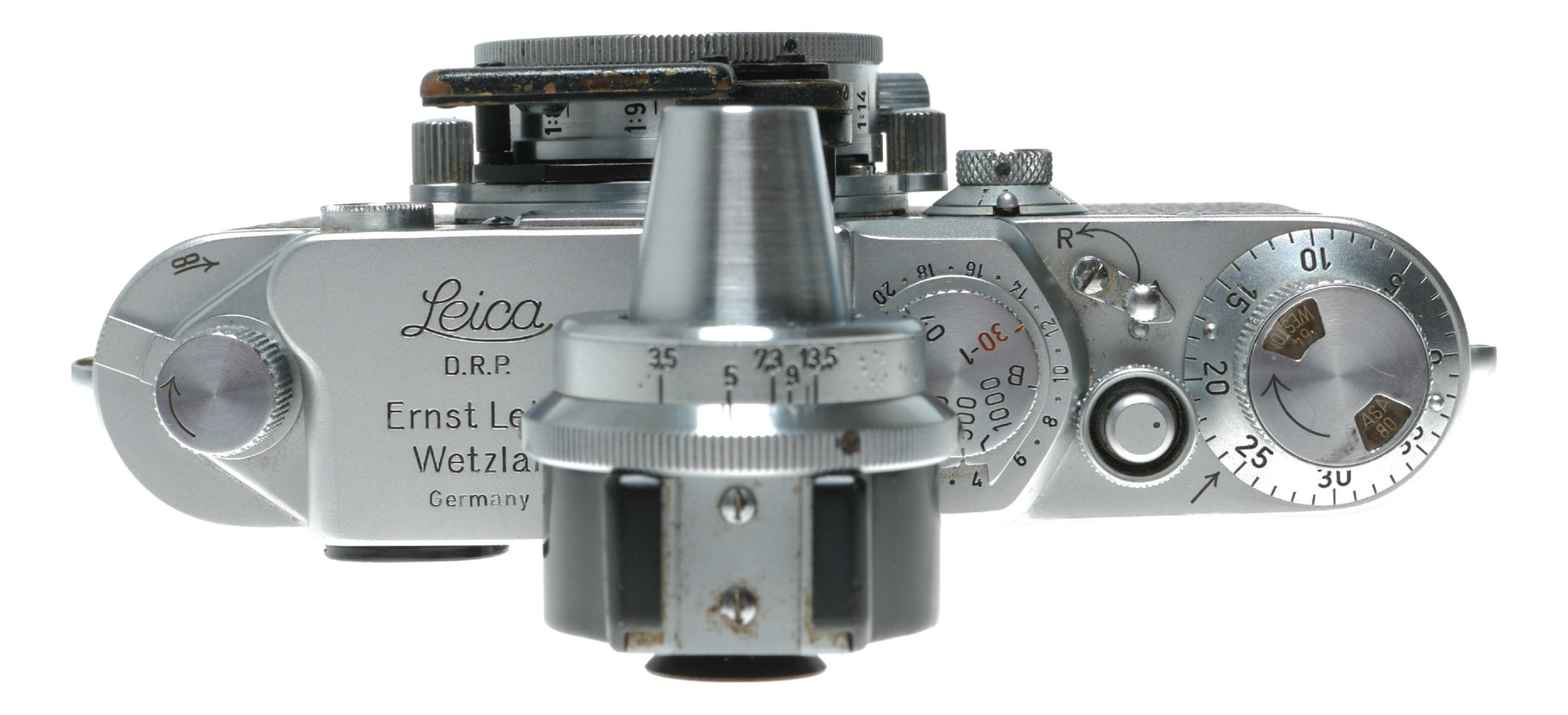 Leica IIIf 35mm RF camera body VIOOH Leitz Universal viewfinder close focus