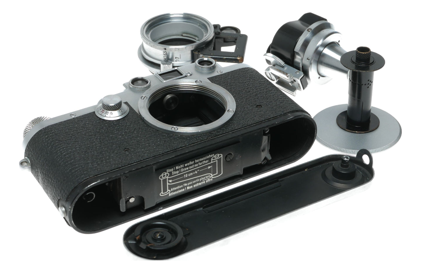 Leica IIIf 35mm RF camera body VIOOH Leitz Universal viewfinder close focus
