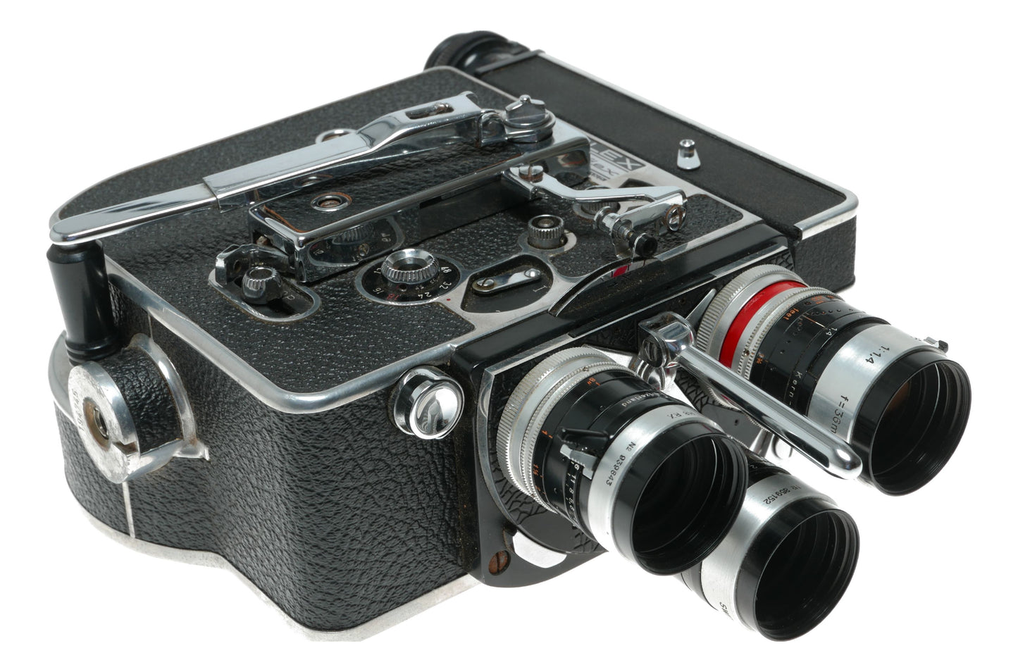 Bolex H8 Reflex 8mm vintage movie camera Kern Macro-Switar RX lenses manual