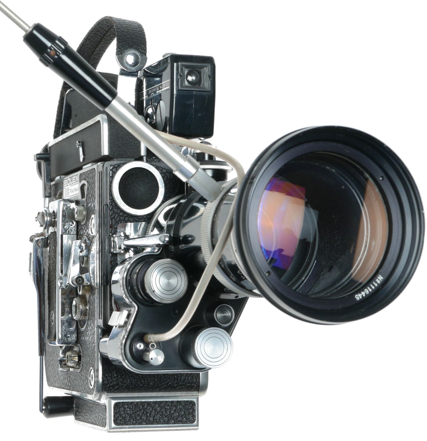 Bolex H16 Reflex Rex 5 16mm film cine camera Switar 1:1.9 f=16-100mm