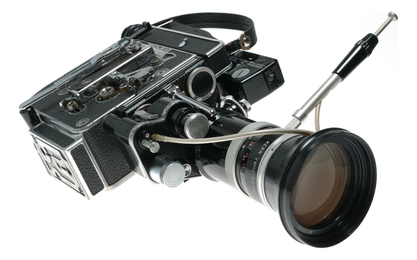 Bolex H16 Reflex Rex 5 16mm film cine camera Switar 1:1.9 f=16-100mm