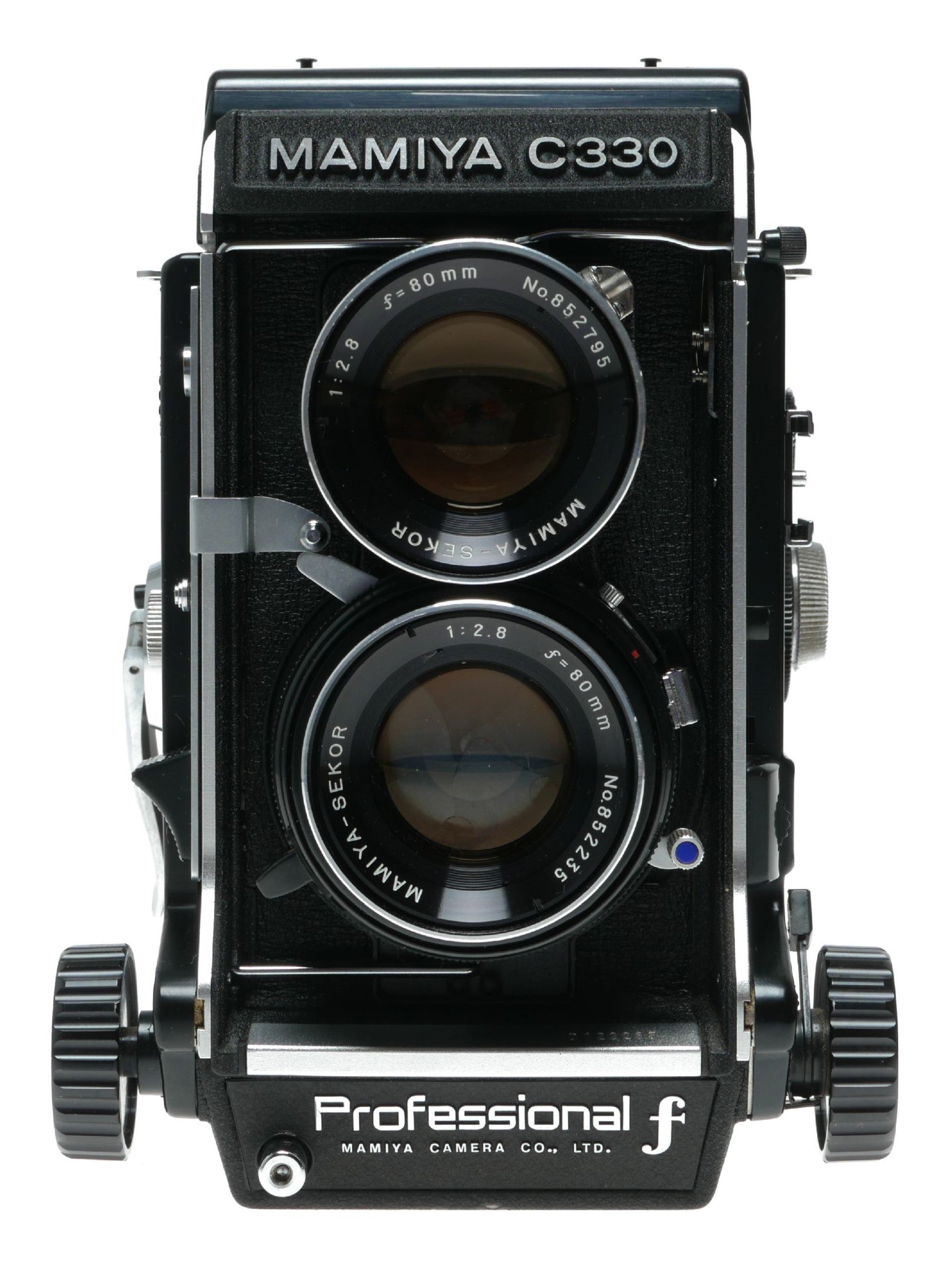 Mamiya C330 Pro f Blue Dot TLR film camera Sekor 1:2.8 f=80mm in box