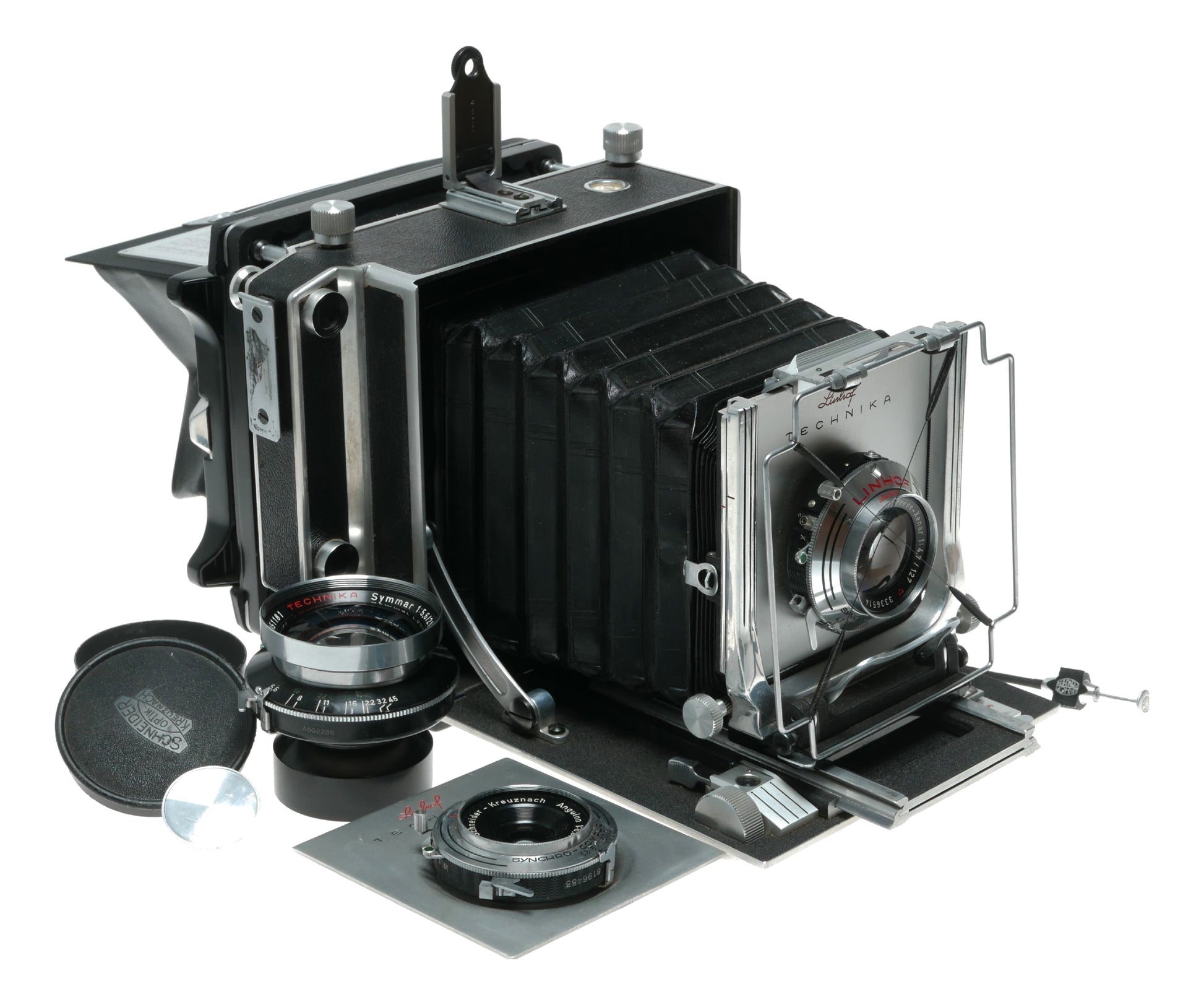 Linhof Technika III 4x5 large format film camera Schneider Press-Xenar