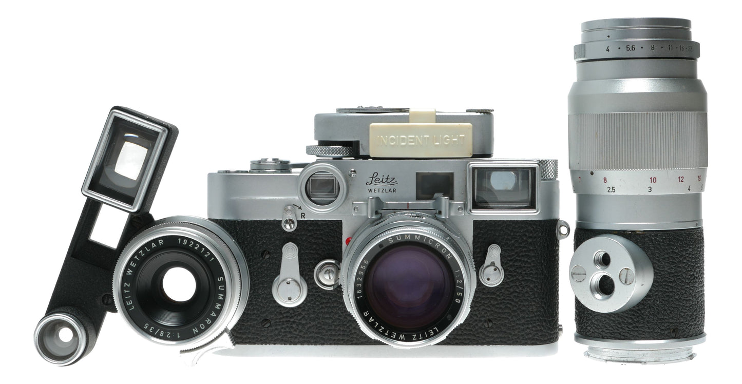 Leica M3 35mm film RF Summicron 2/50 Summaron 2.8/35 Elmarit access