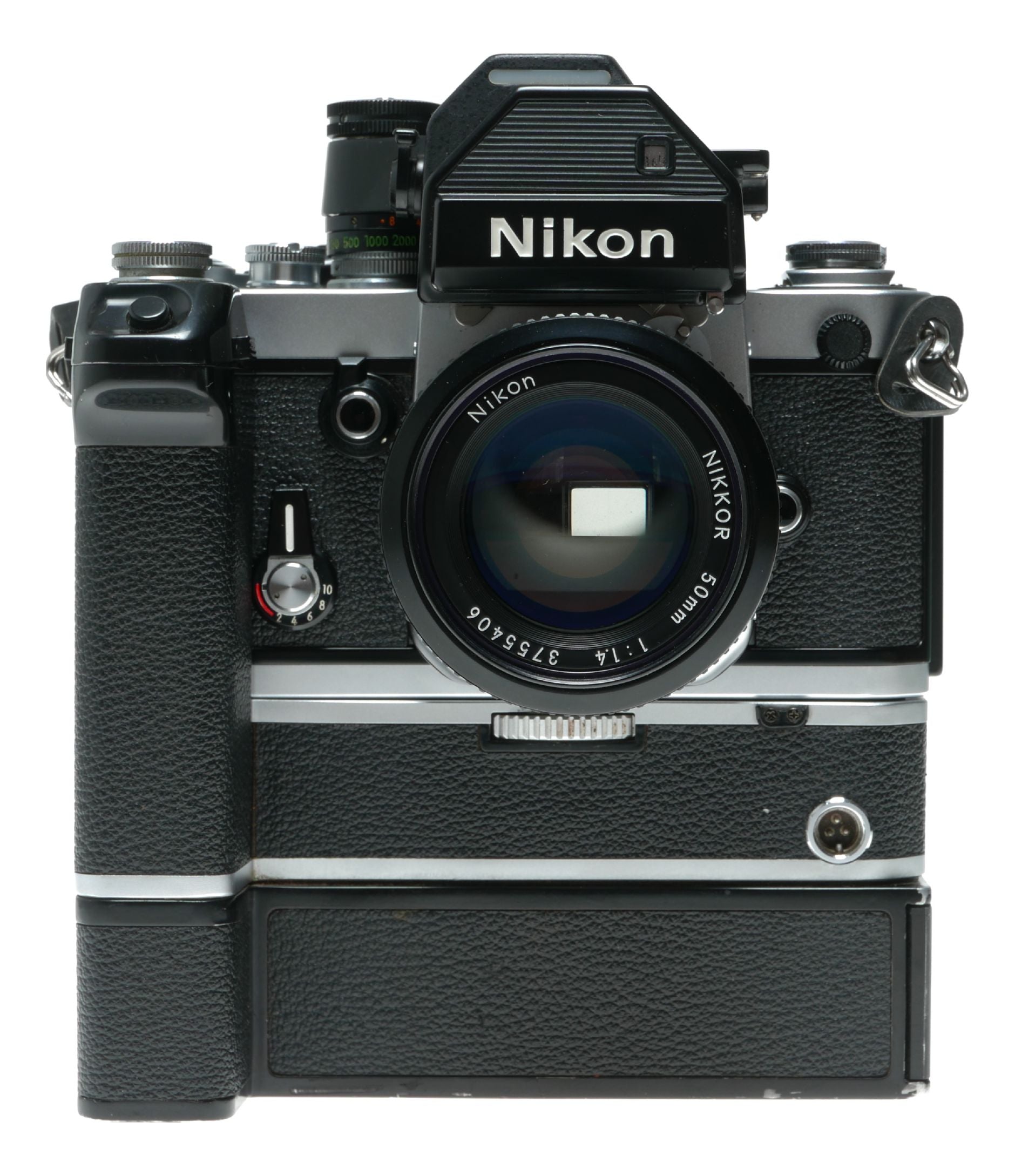 Nikon F2S Photomic SLR film camera Nikkor 1:1.4 50mm MD-2 MB-1 motor