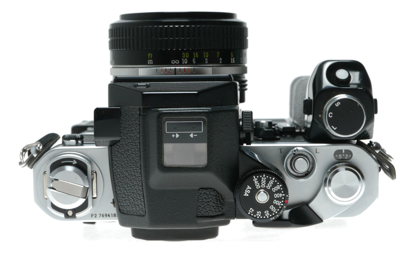 Nikon F2S Photomic SLR film camera Nikkor 1:1.4 50mm MD-2 MB-1 motor