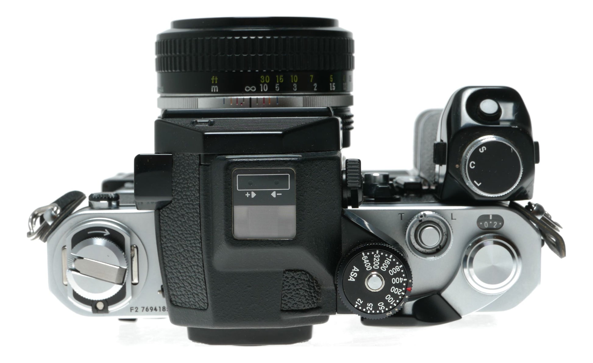 Nikon F2S Photomic SLR film camera Nikkor 1:1.4 50mm MD-2 MB-1 motor