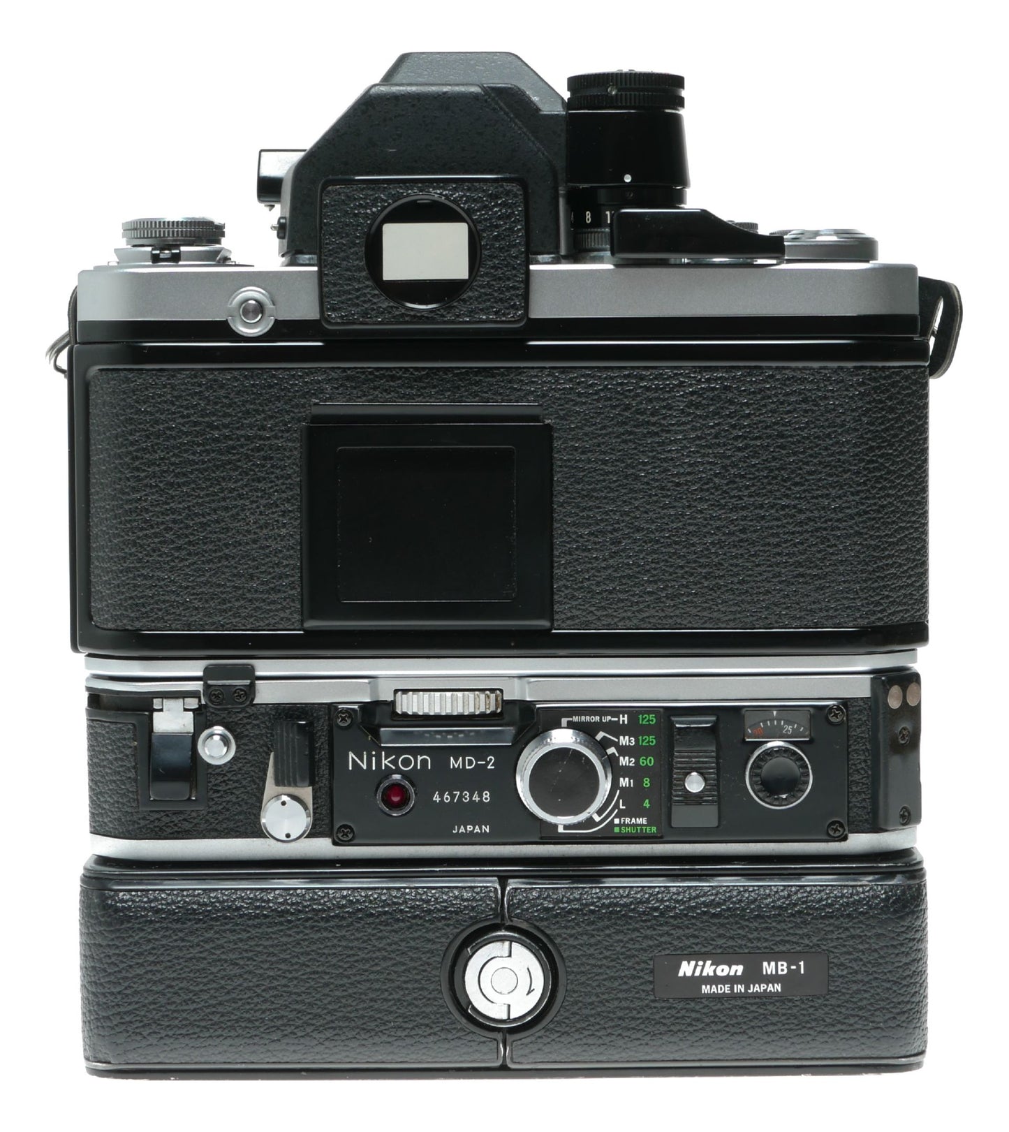 Nikon F2S Photomic SLR film camera Nikkor 1:1.4 50mm MD-2 MB-1 motor