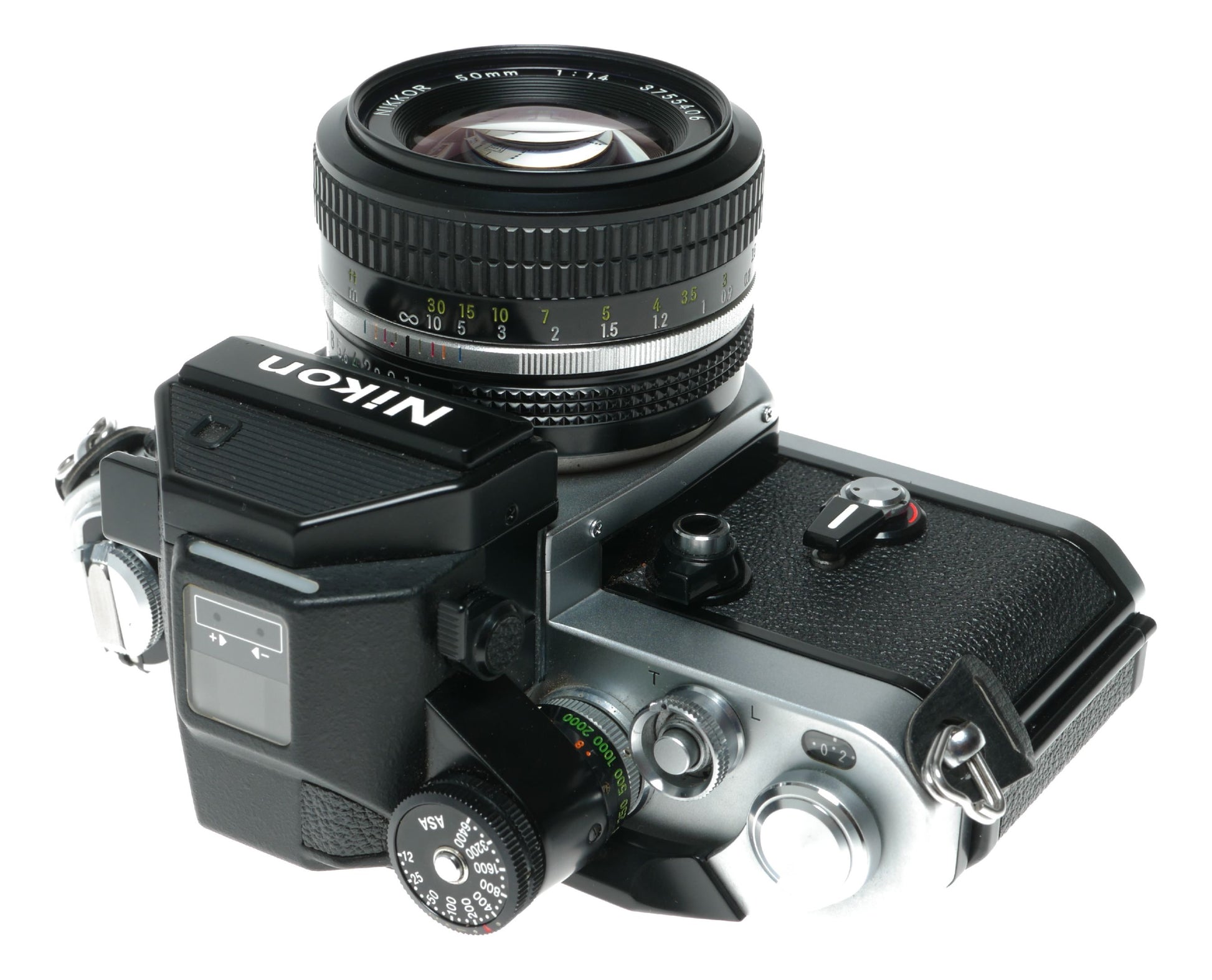 Nikon F2S Photomic SLR film camera Nikkor 1:1.4 50mm MD-2 MB-1 motor