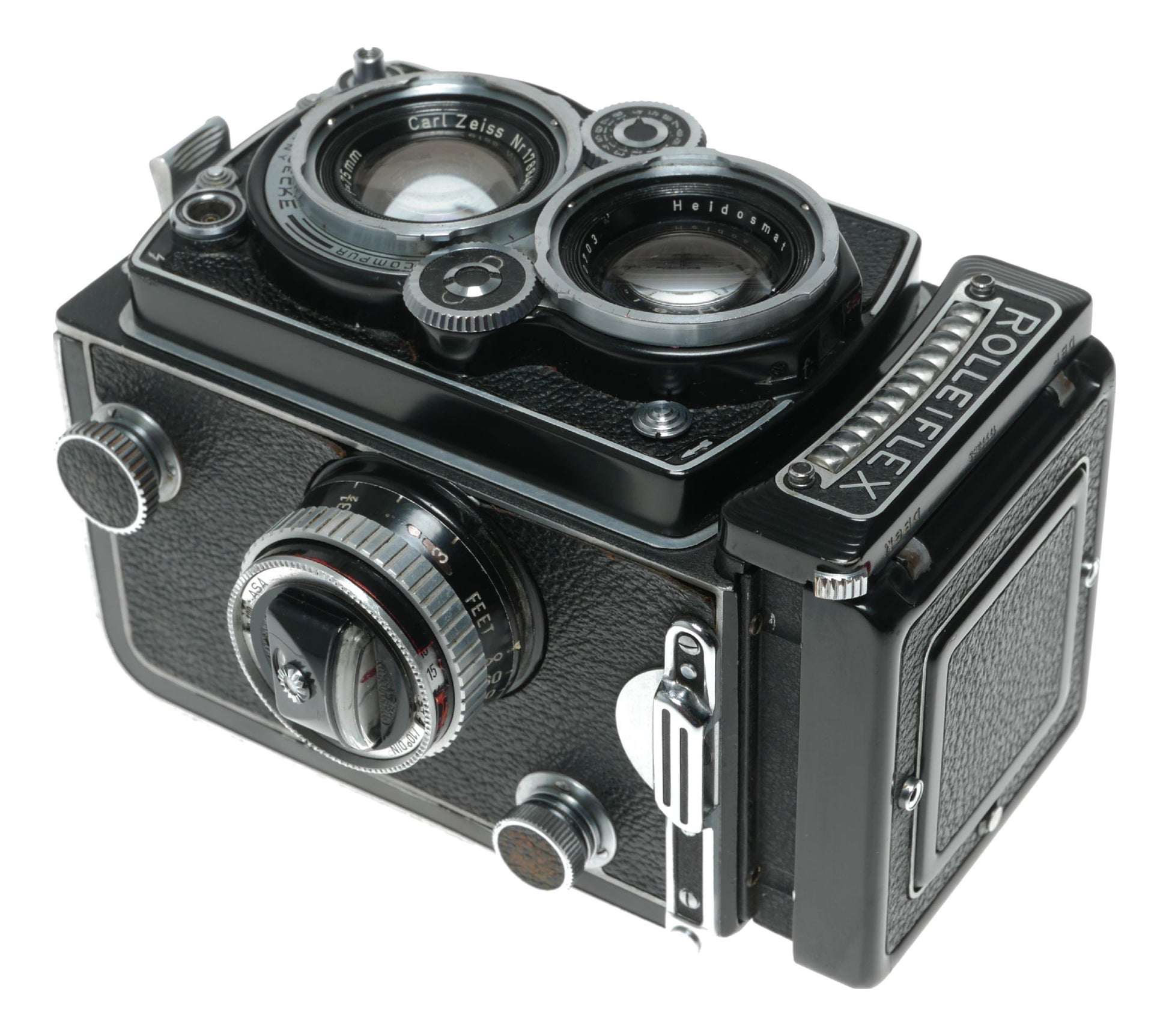 Rolleiflex 6x6 TLR camera Planar 1:3.5 f=75mm working meter